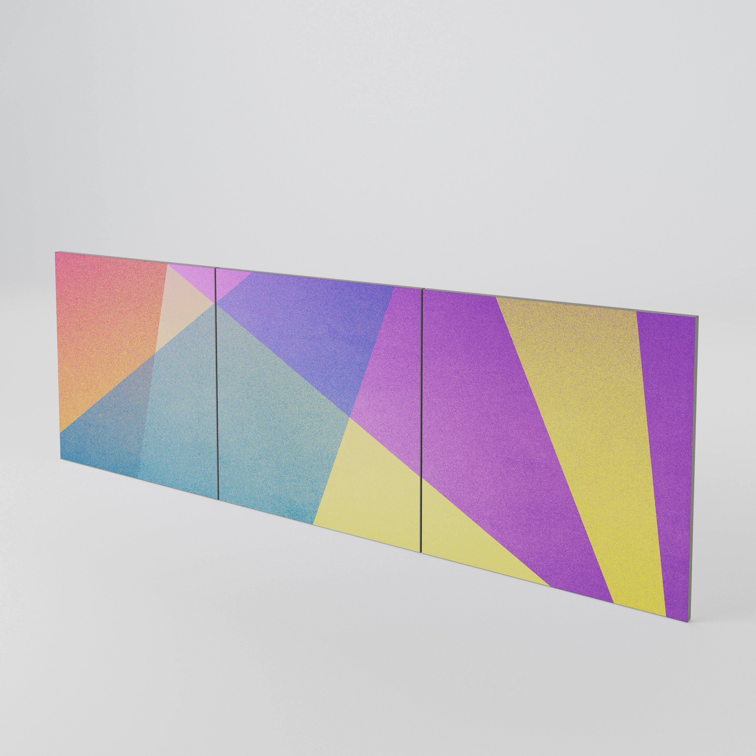 BRIGHT GEOMETRY Juego de 3 puertas para aparador