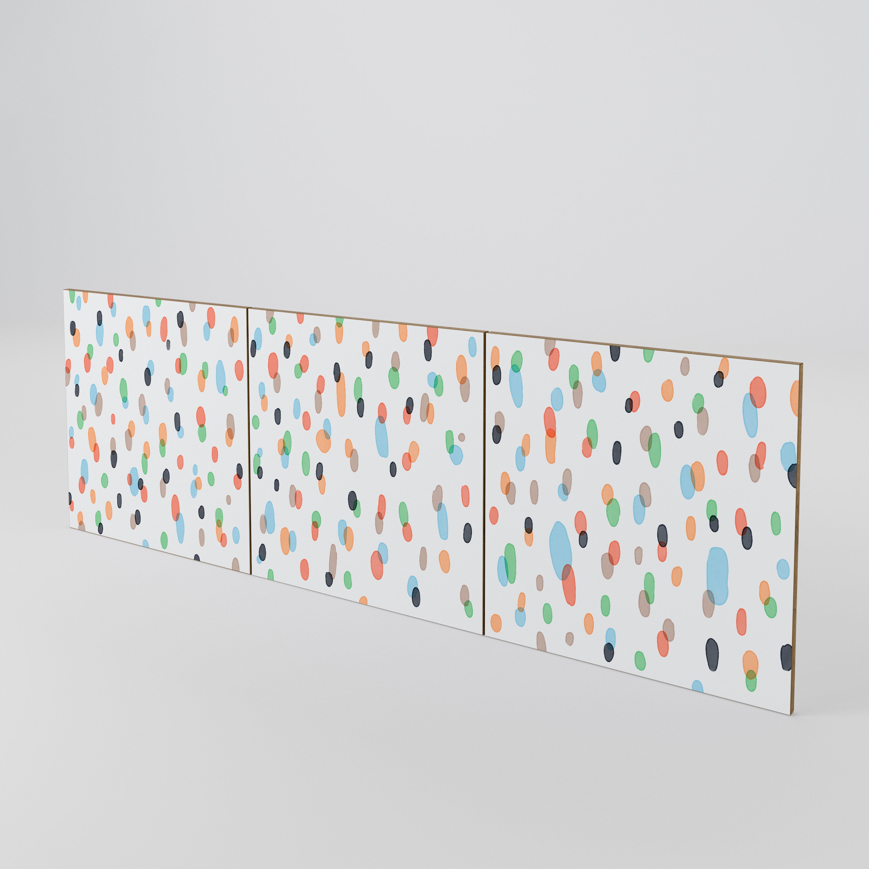 ENERGETIC SPOTS Juego de 3 puertas para aparador