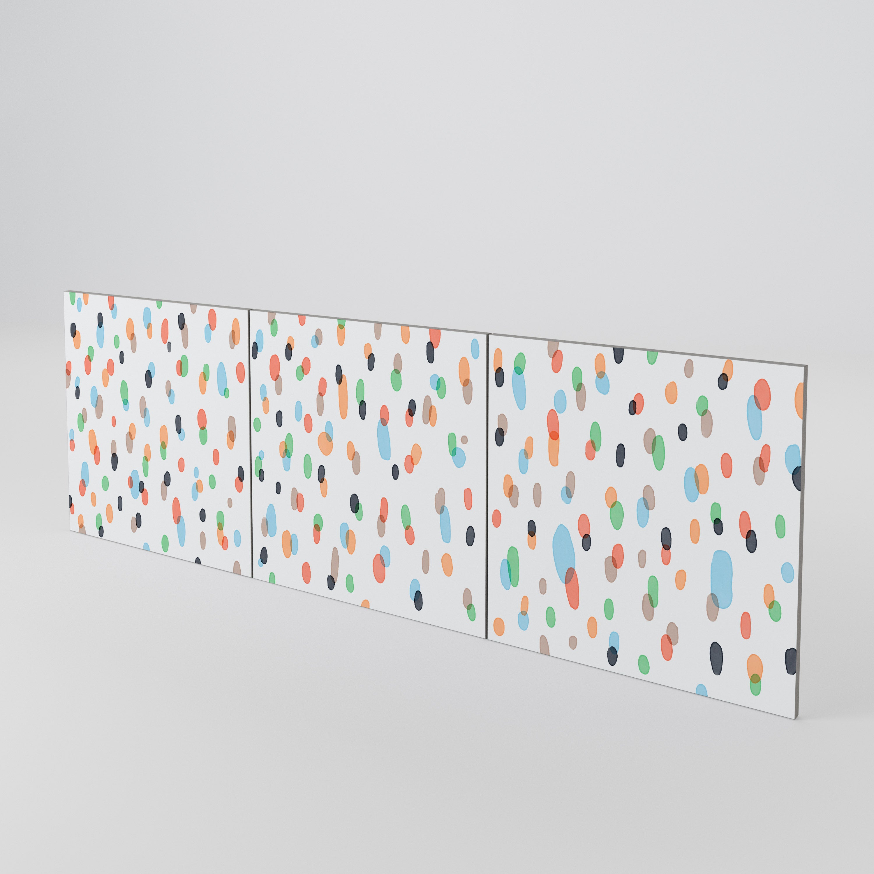 ENERGETIC SPOTS Juego de 3 puertas para aparador