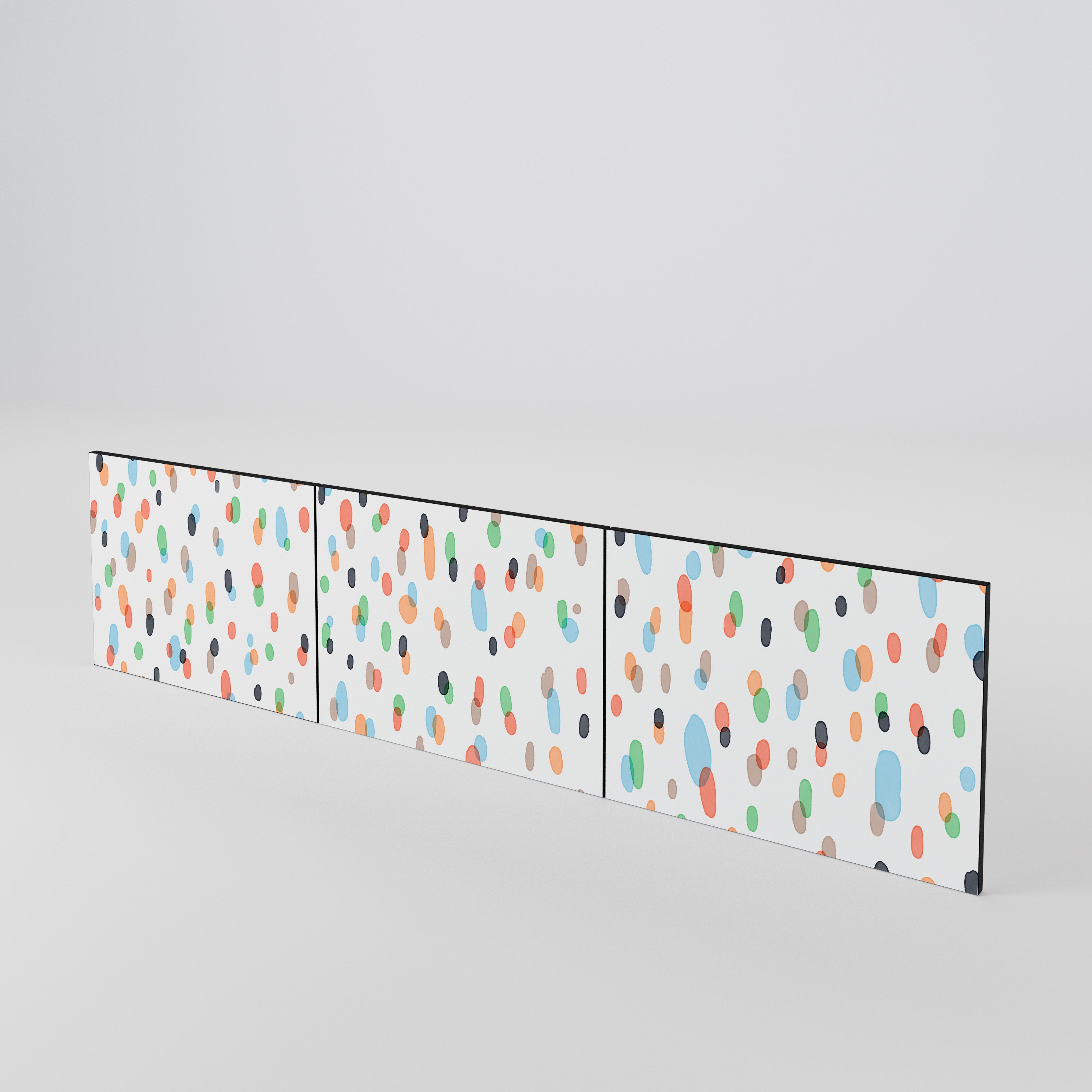 ENERGETIC SPOTS Juego de 3 puertas para mueble de TV