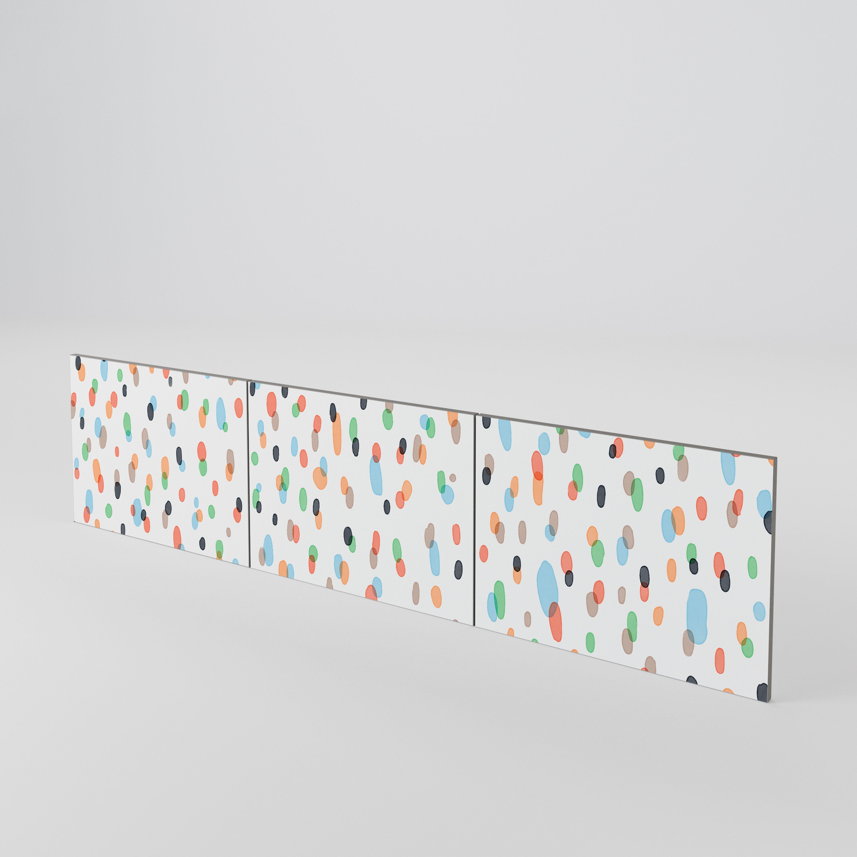 ENERGETIC SPOTS Juego de 3 puertas para mueble de TV