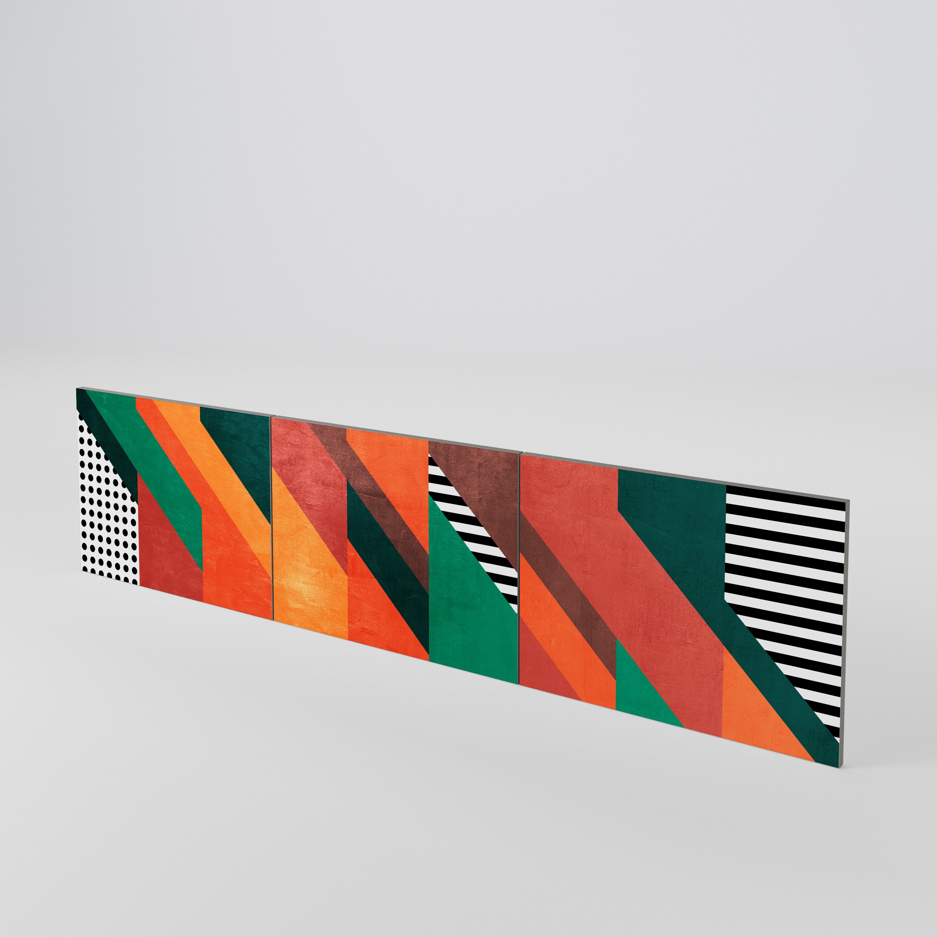 MAKESHIFT ARTISTRY Juego de 3 puertas para mueble de TV