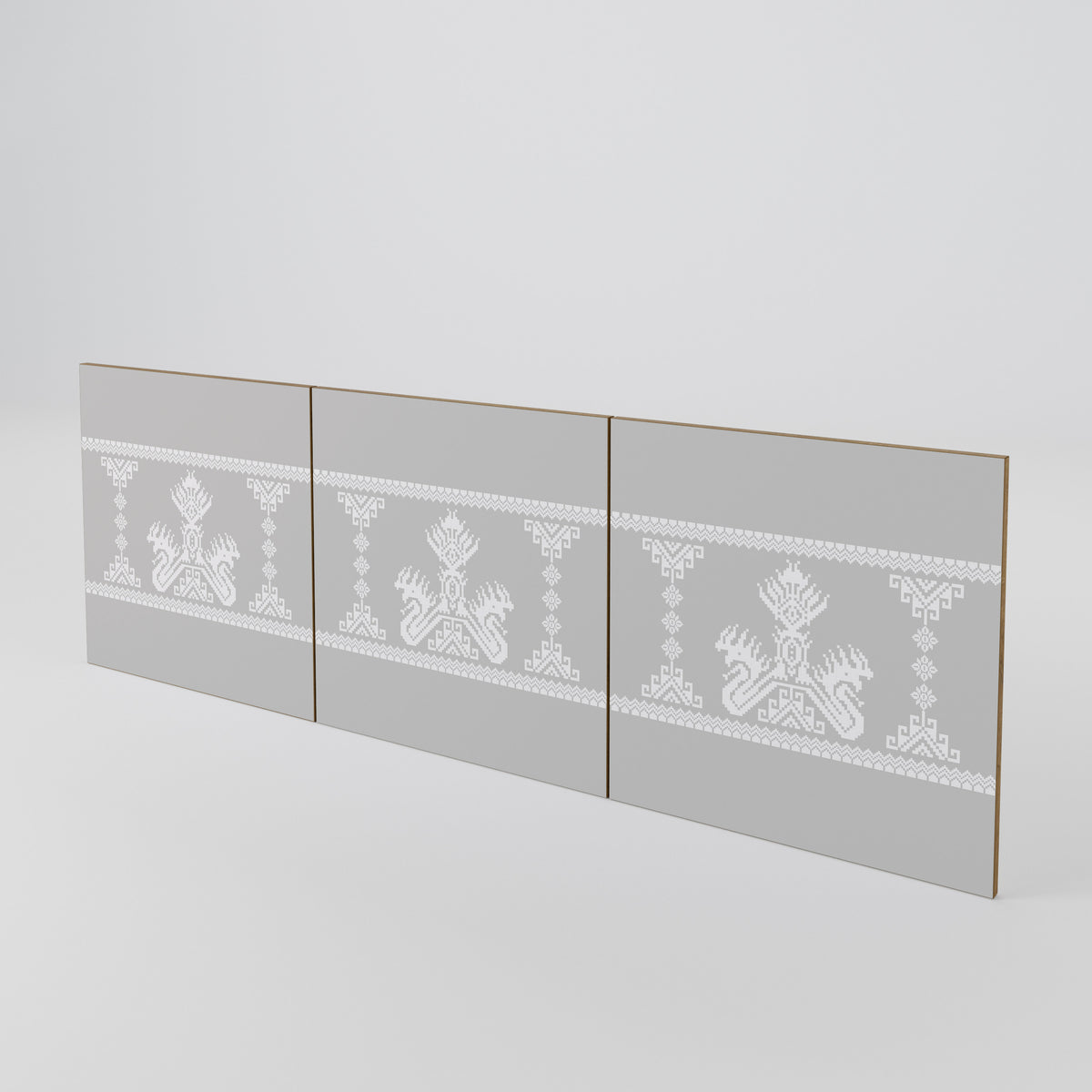 THAI GRAY Juego de 3 puertas para aparador
