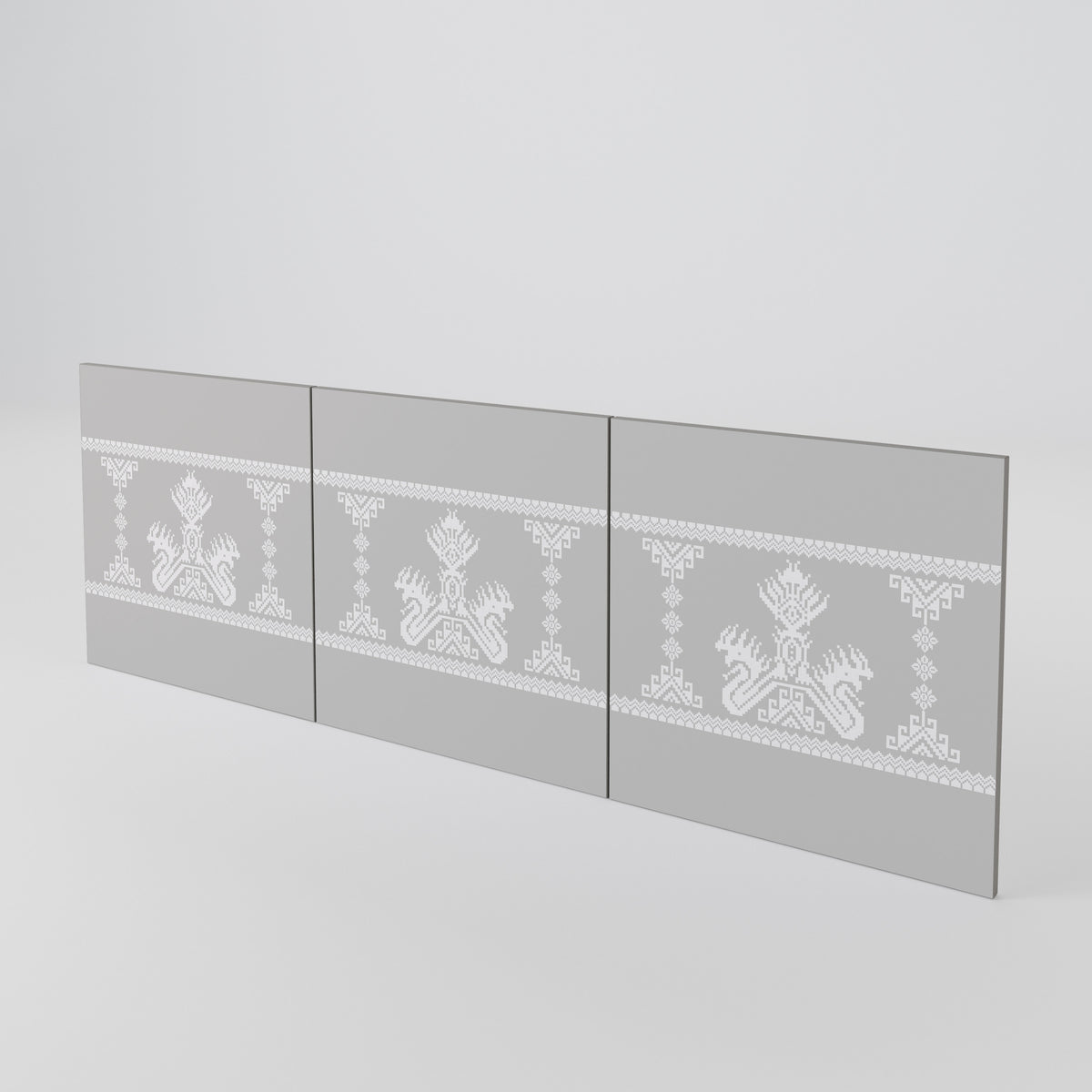 THAI GRAY Juego de 3 puertas para aparador