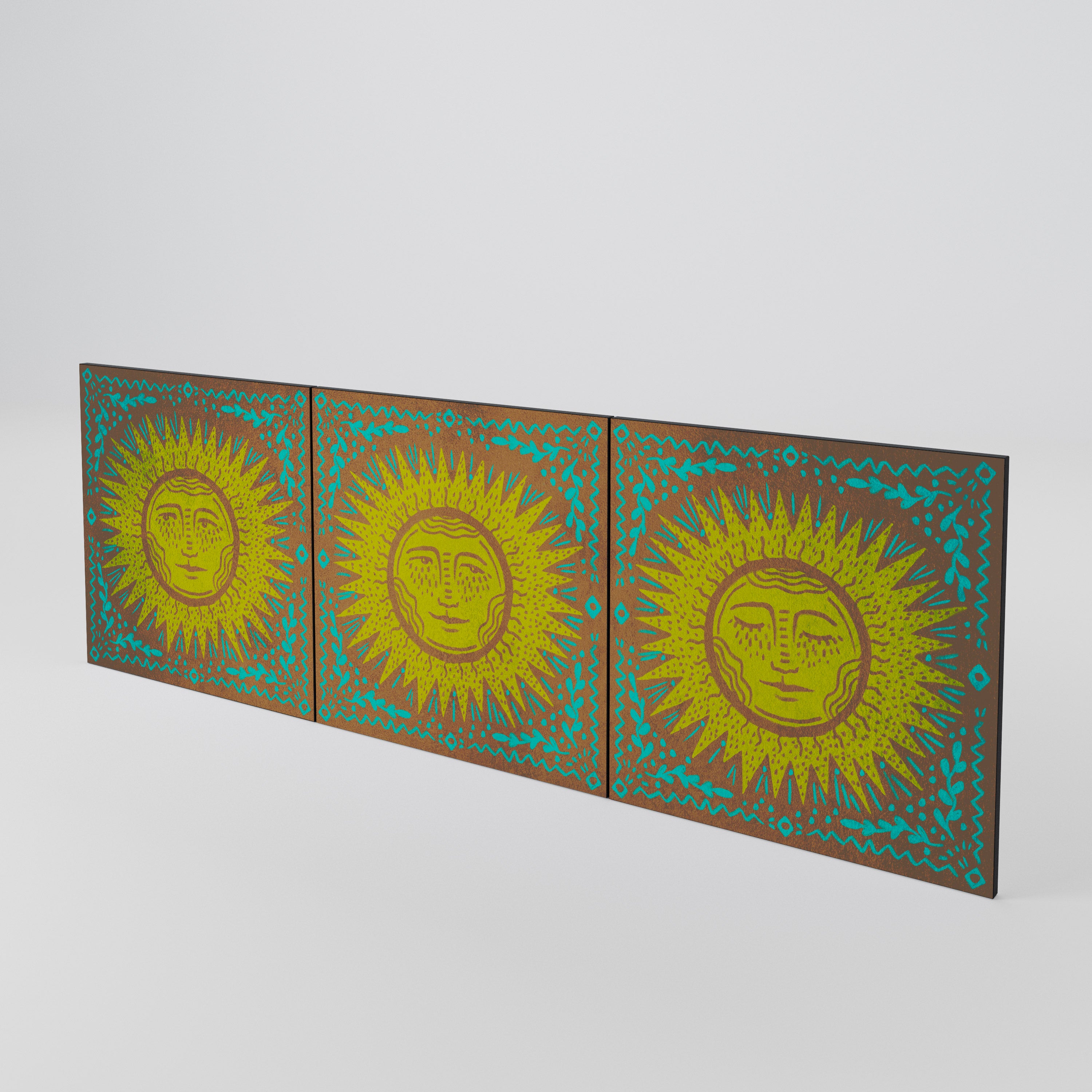 SUNSHINE EULOGY Juego de 3 puertas para aparador