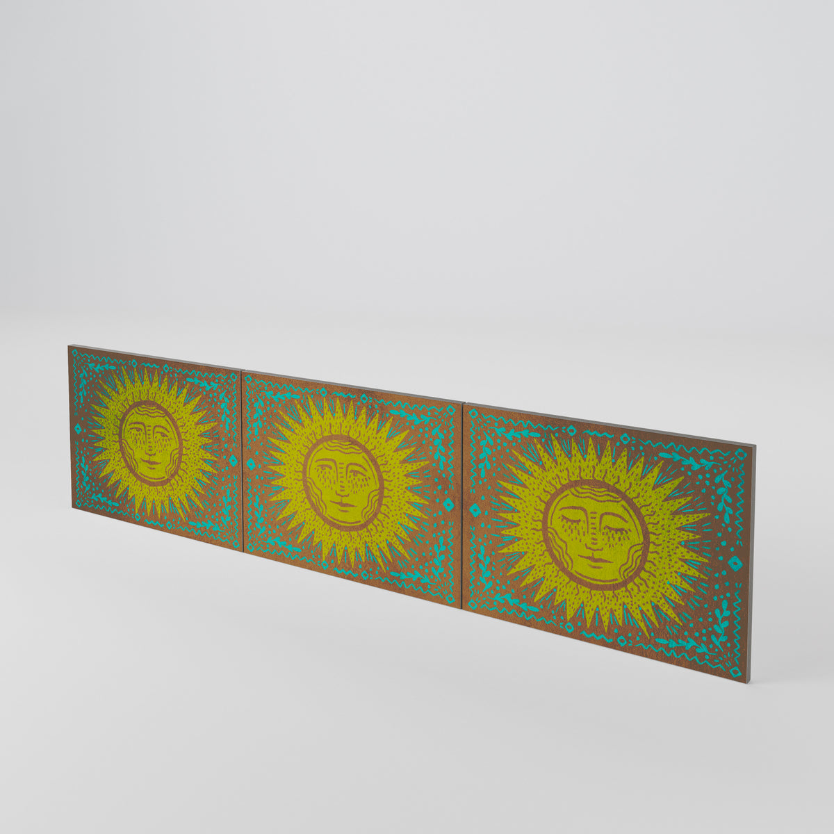 SUNSHINE EULOGY Juego de 3 puertas para mueble de TV