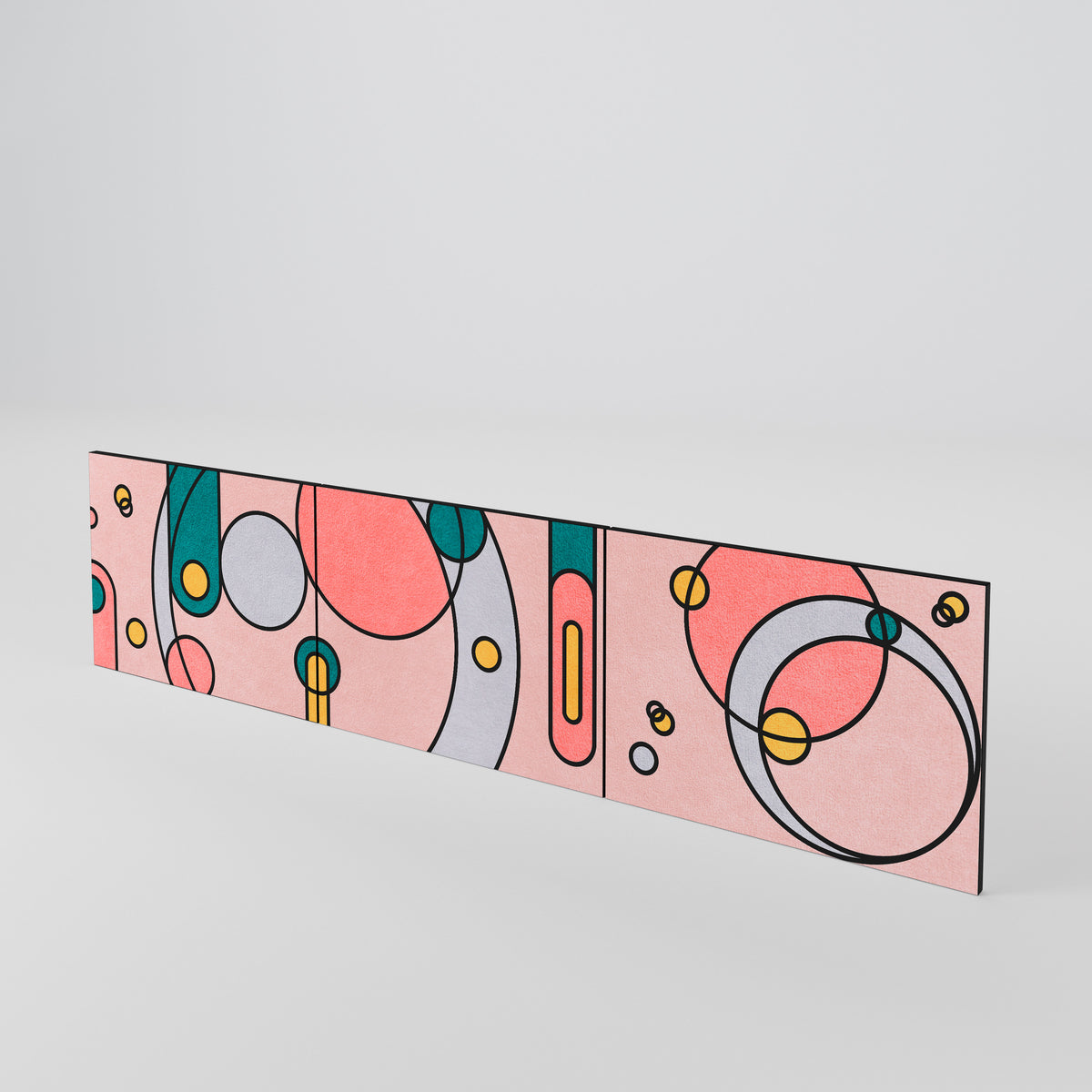 GOSSAMER ECHOES Juego de 3 puertas para mueble de TV