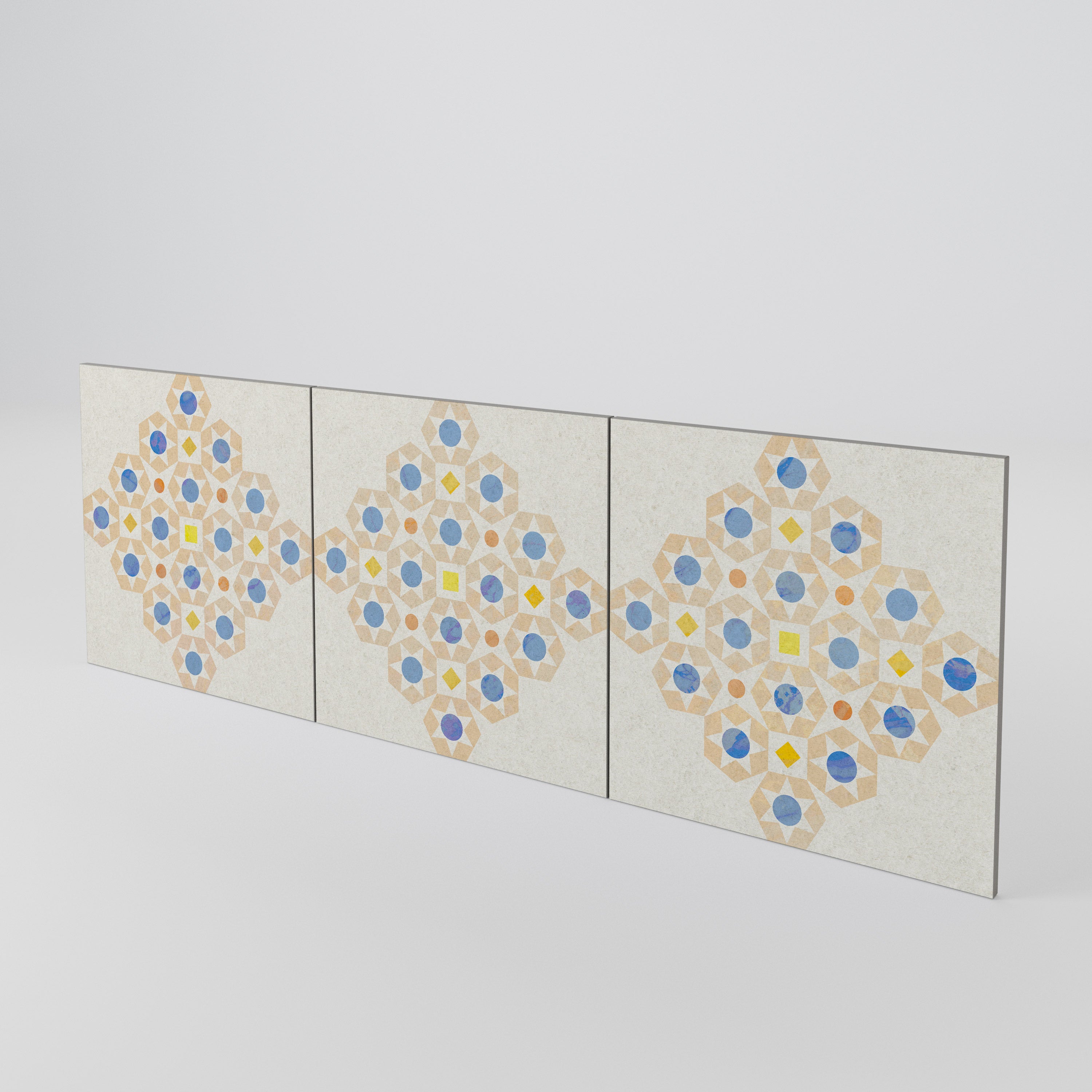 PATTERNED PRISM Juego de 3 puertas para aparador