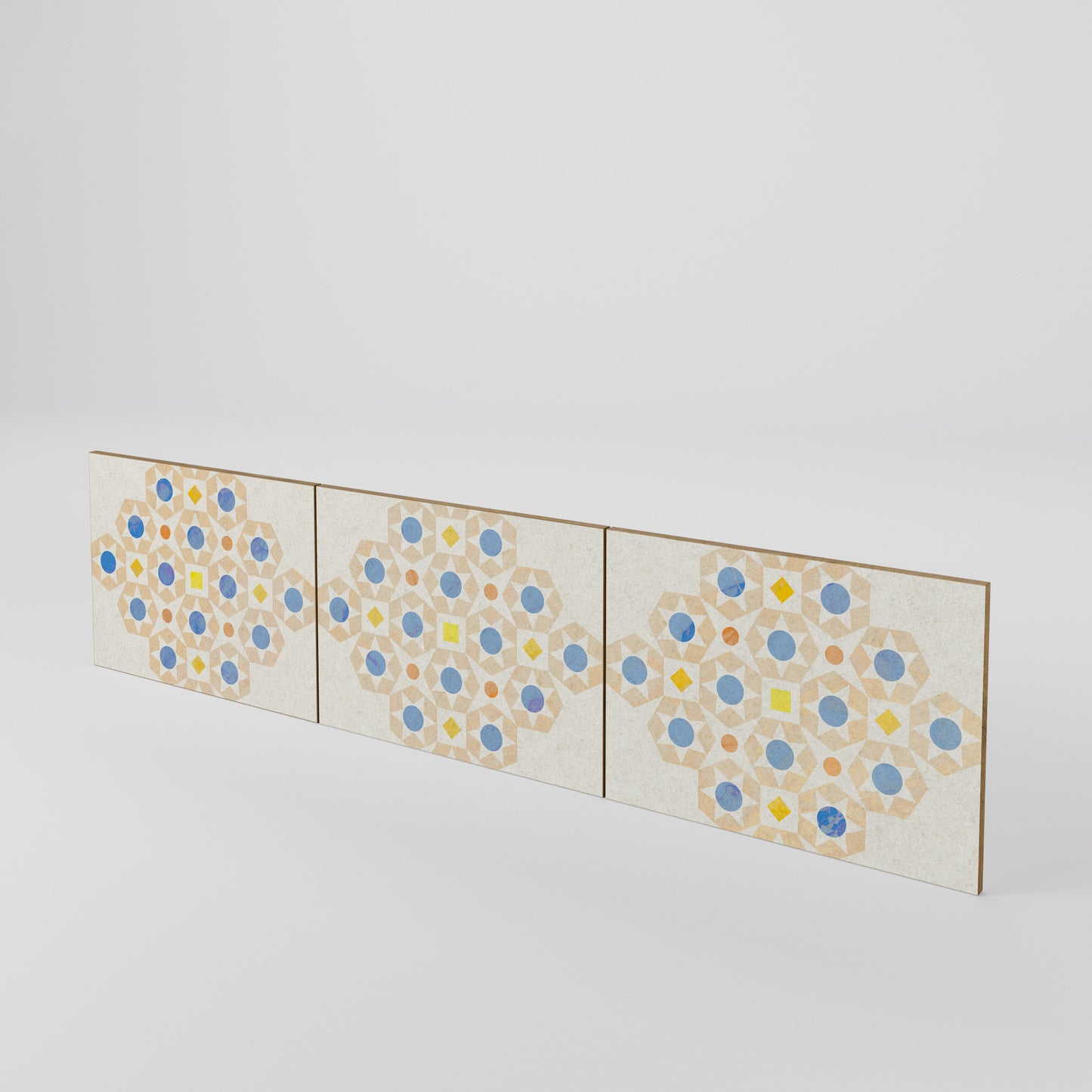 PATTERNED PRISM Juego de 3 puertas para mueble de TV