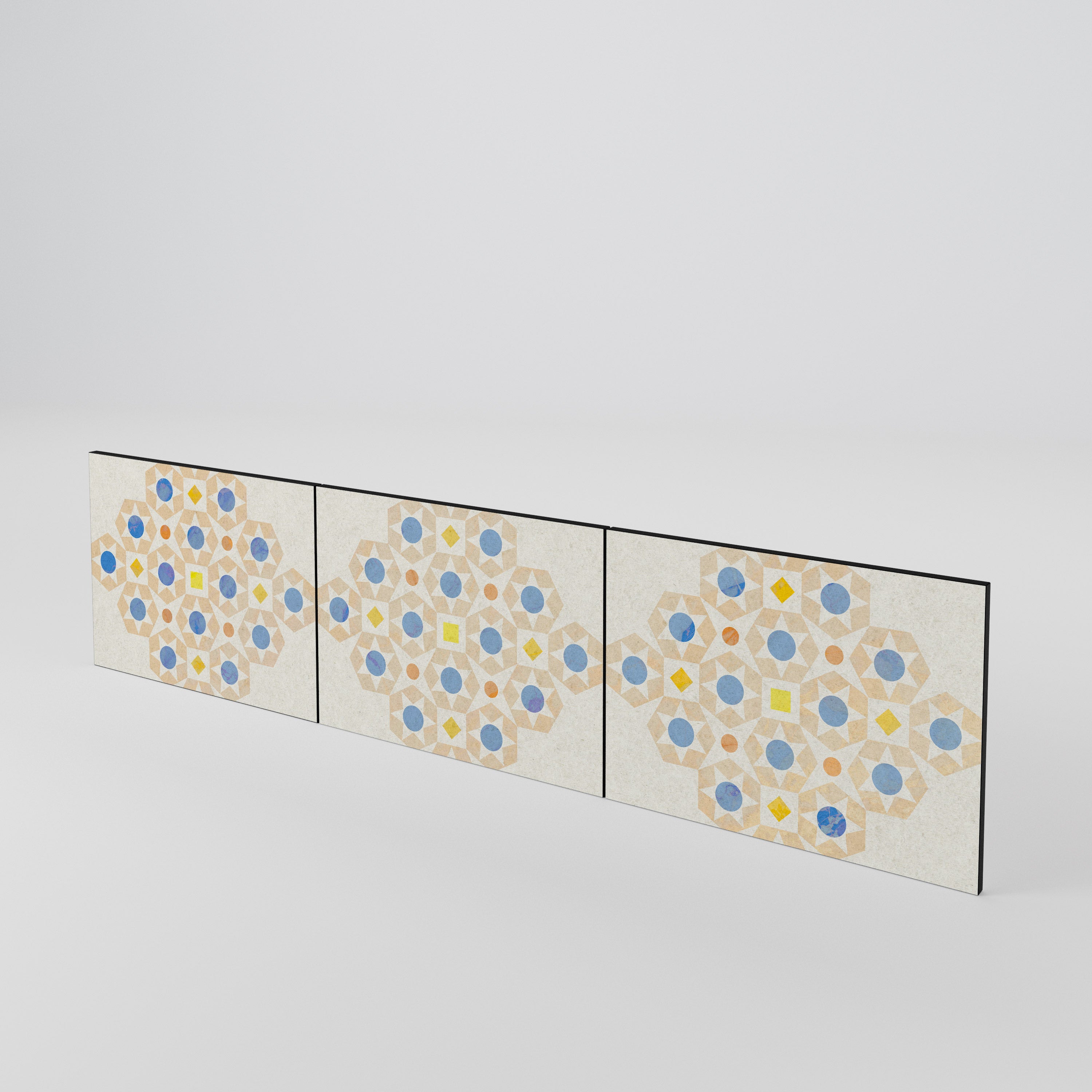 PATTERNED PRISM Juego de 3 puertas para mueble de TV