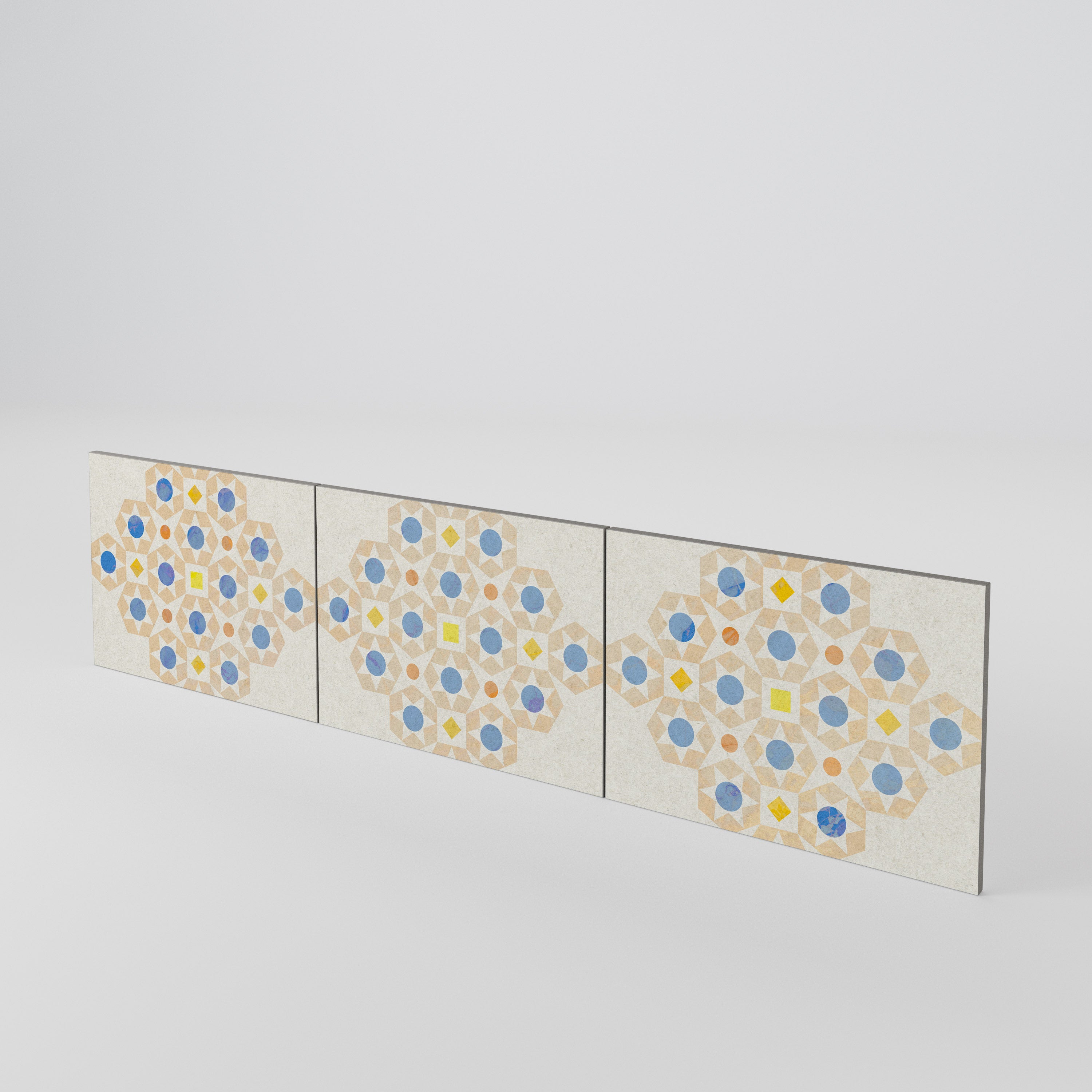 PATTERNED PRISM Juego de 3 puertas para mueble de TV