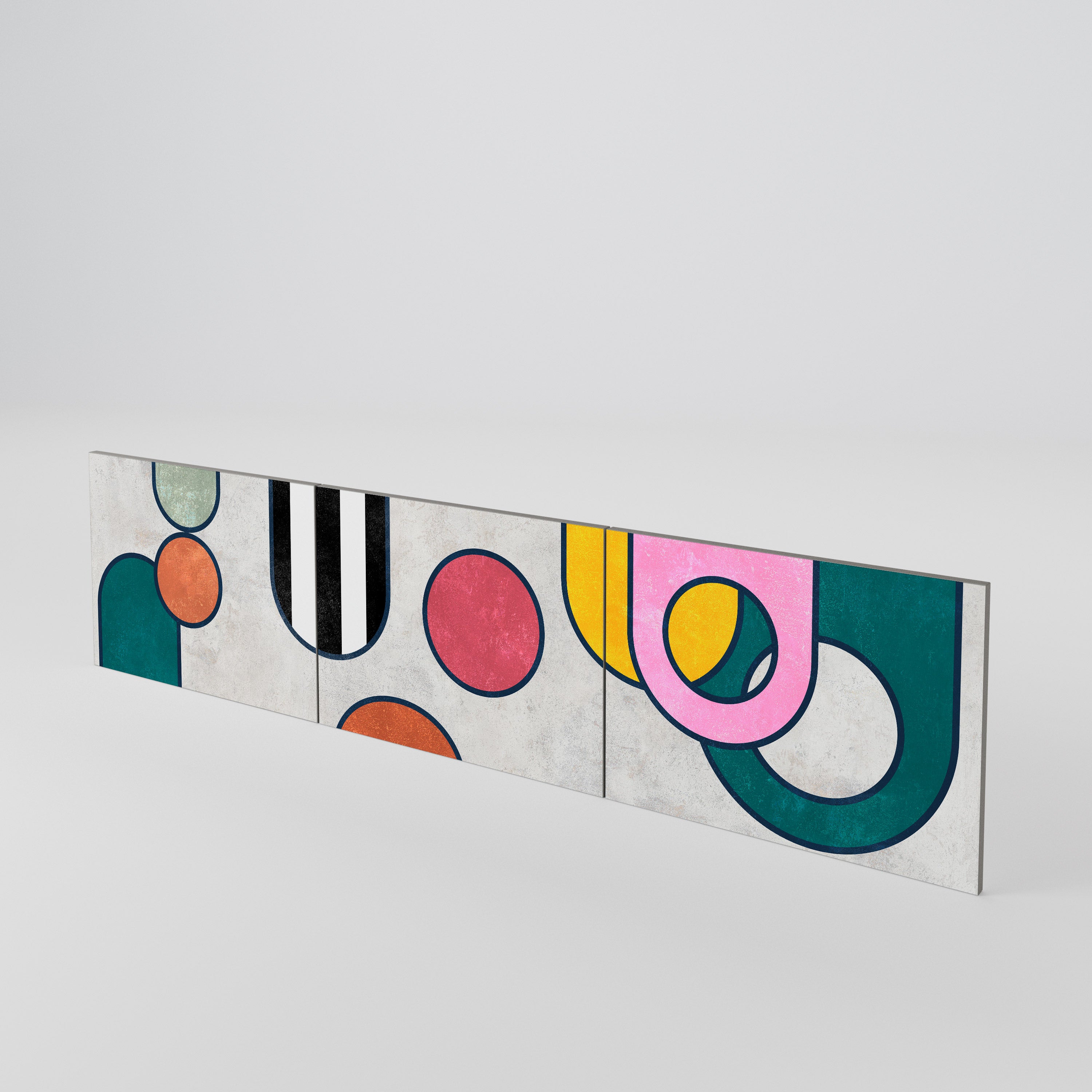 COOL STORY Juego de 3 puertas para mueble de TV