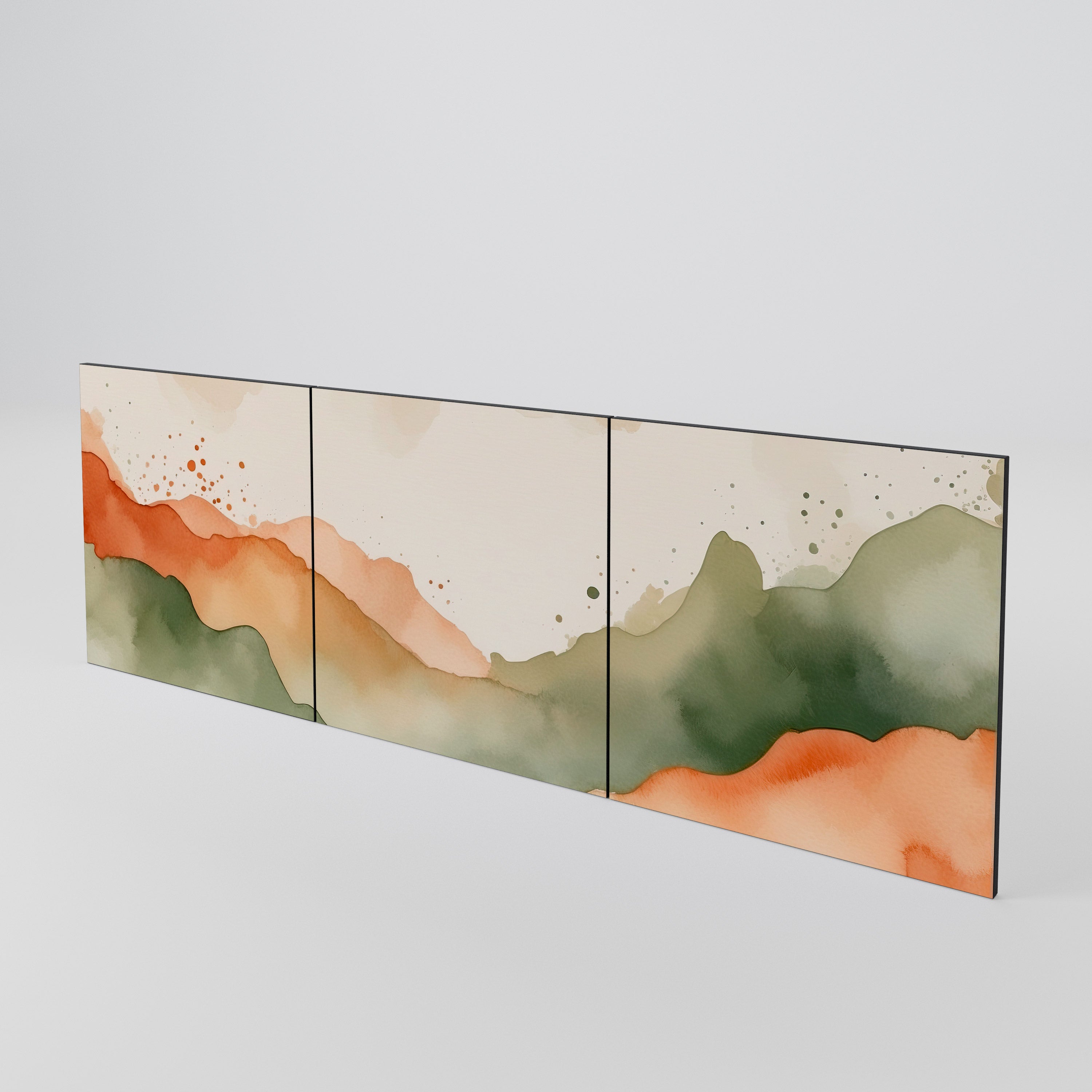 WATERCOLOUR PEAKS Juego de 3 puertas para aparador