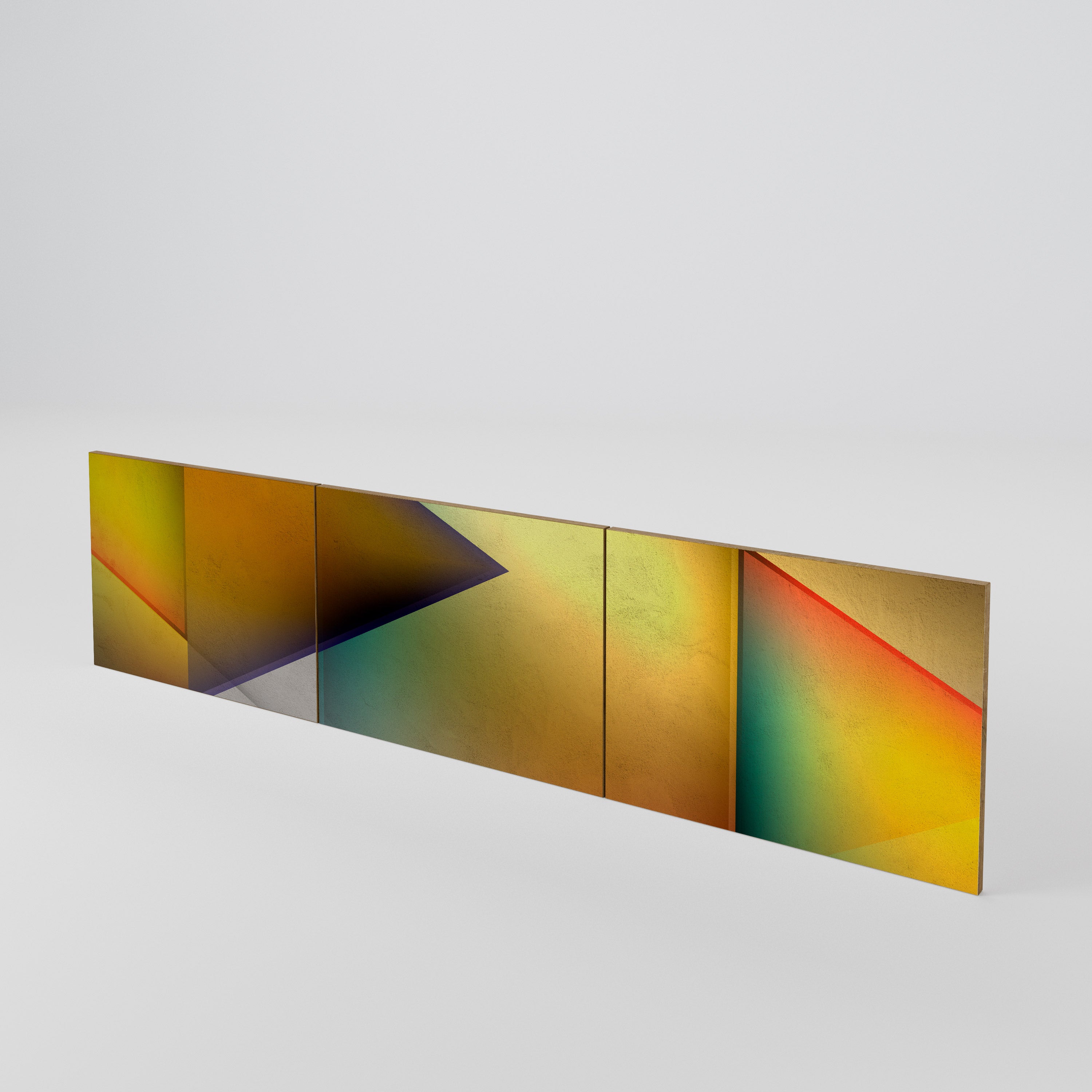 PIERCING SHARPNESS Juego de 3 puertas para mueble de TV