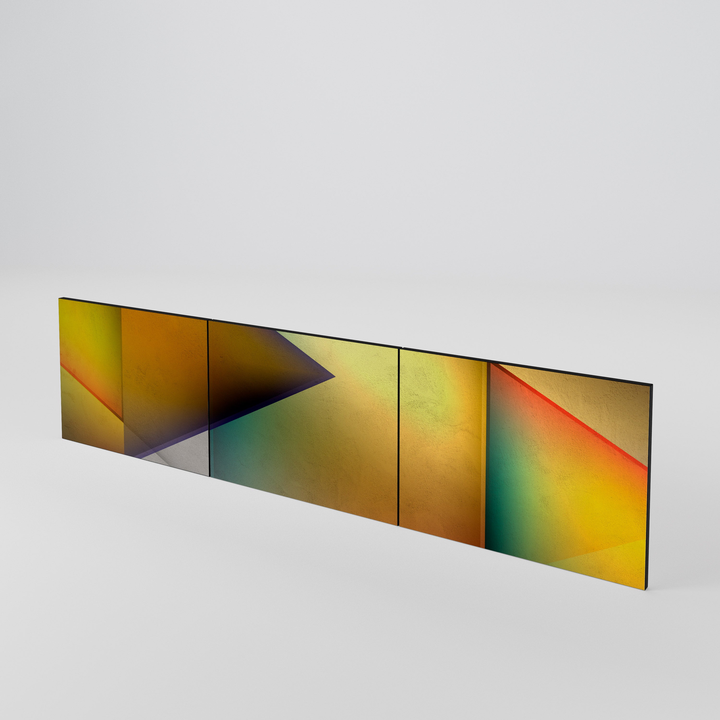 PIERCING SHARPNESS Juego de 3 puertas para mueble de TV