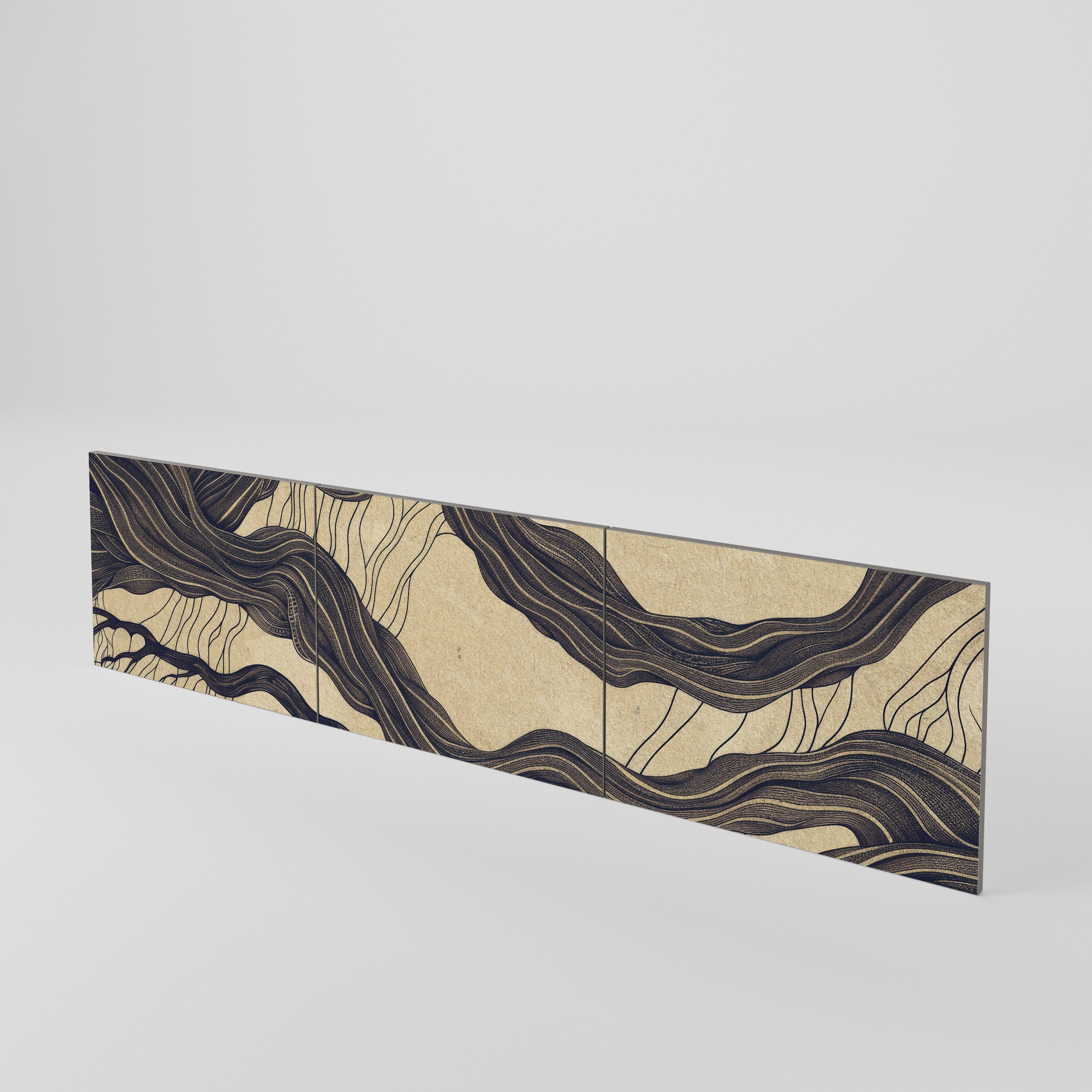 UNIFIED FRAGMENTS Juego de 3 puertas para mueble de TV