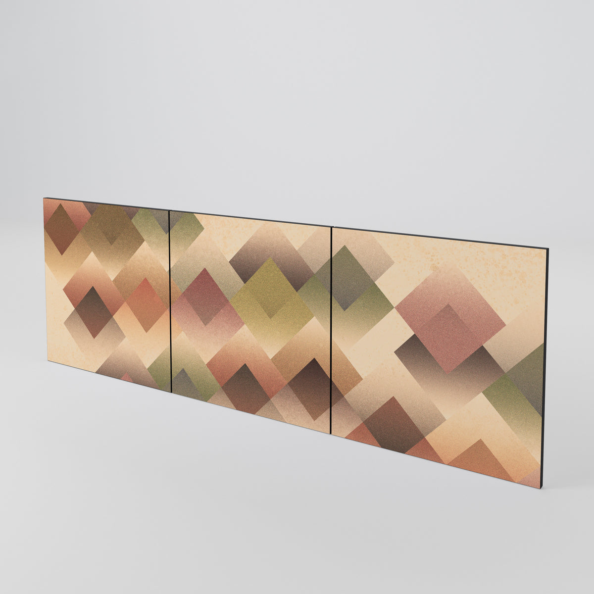 GEOMETRIC FUSION Juego de 3 puertas para aparador