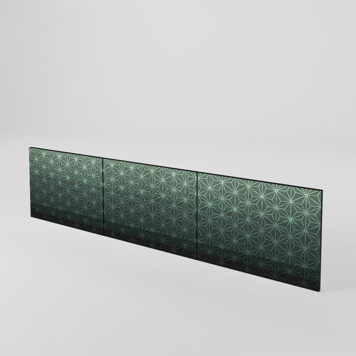ORNAMENTAL GLIMMER Juego de 3 puertas para mueble de TV