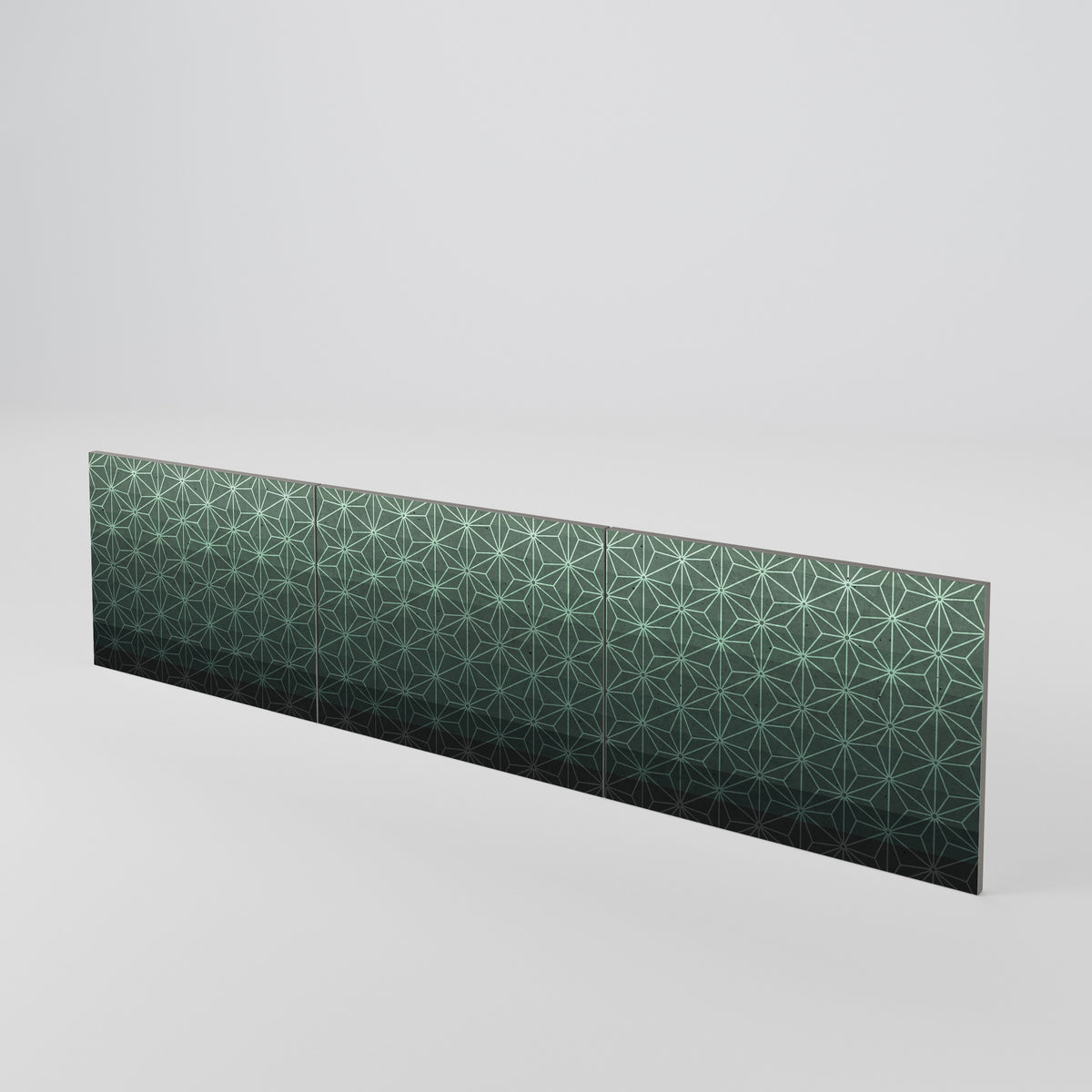 ORNAMENTAL GLIMMER Juego de 3 puertas para mueble de TV