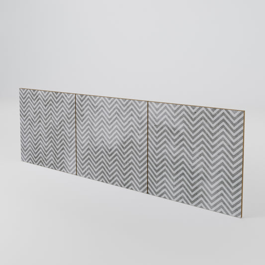 CONCRETE ZIG ZAG Juego de 3 puertas para aparador