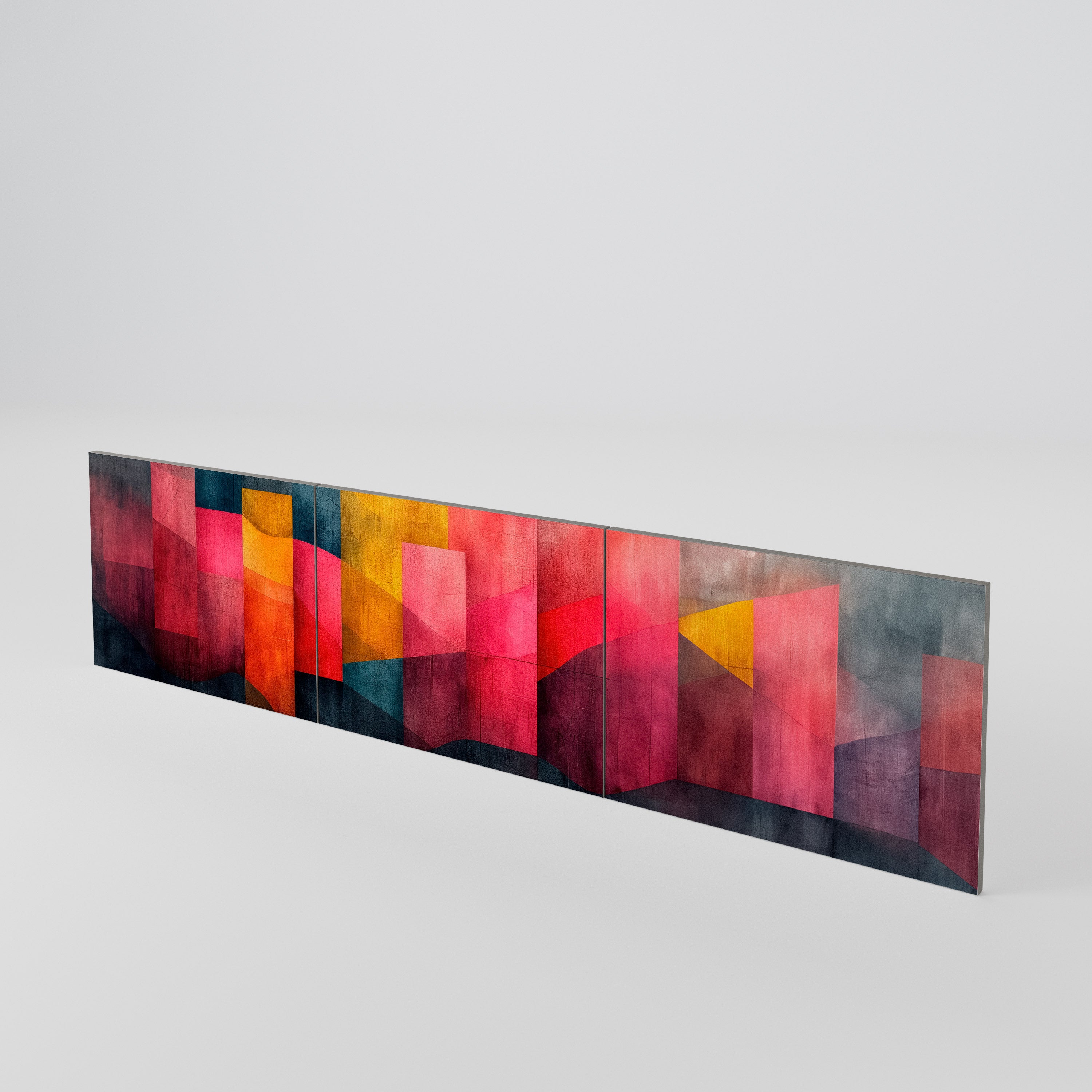 COLORFUL SOUNDS Juego de 3 puertas para mueble de TV