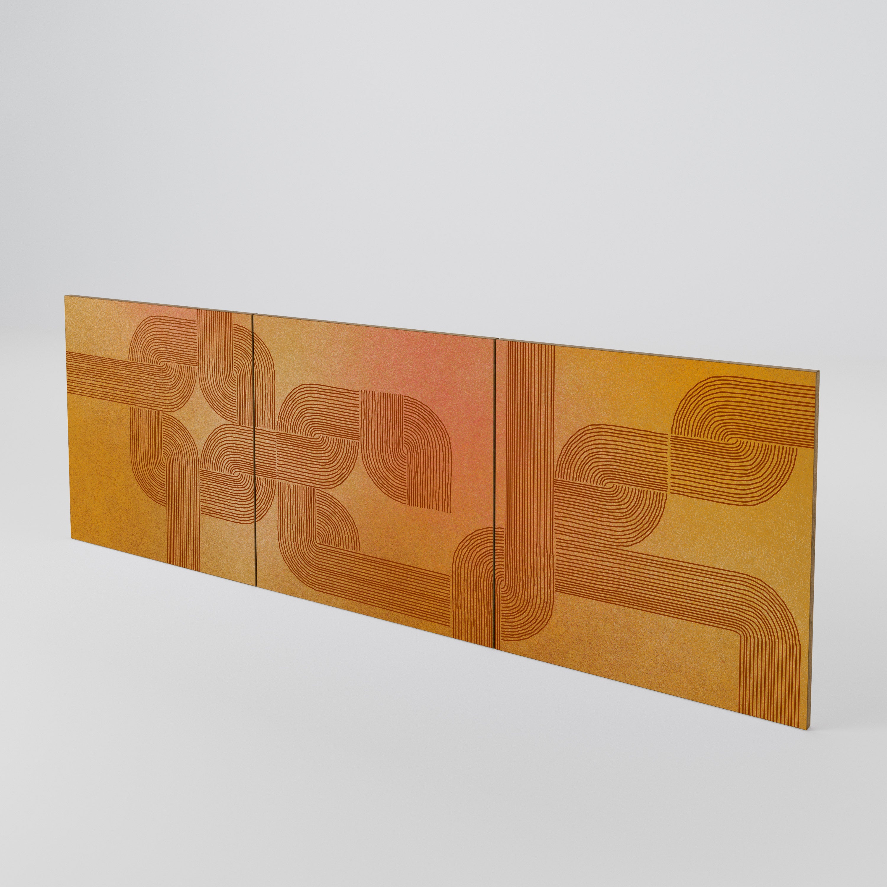 STRENGTHENING RELATION 3-Piece Sideboard Door Set