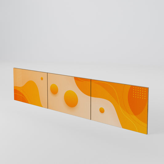 ORANGE ARRANGEMENT Juego de 3 puertas para mueble de TV