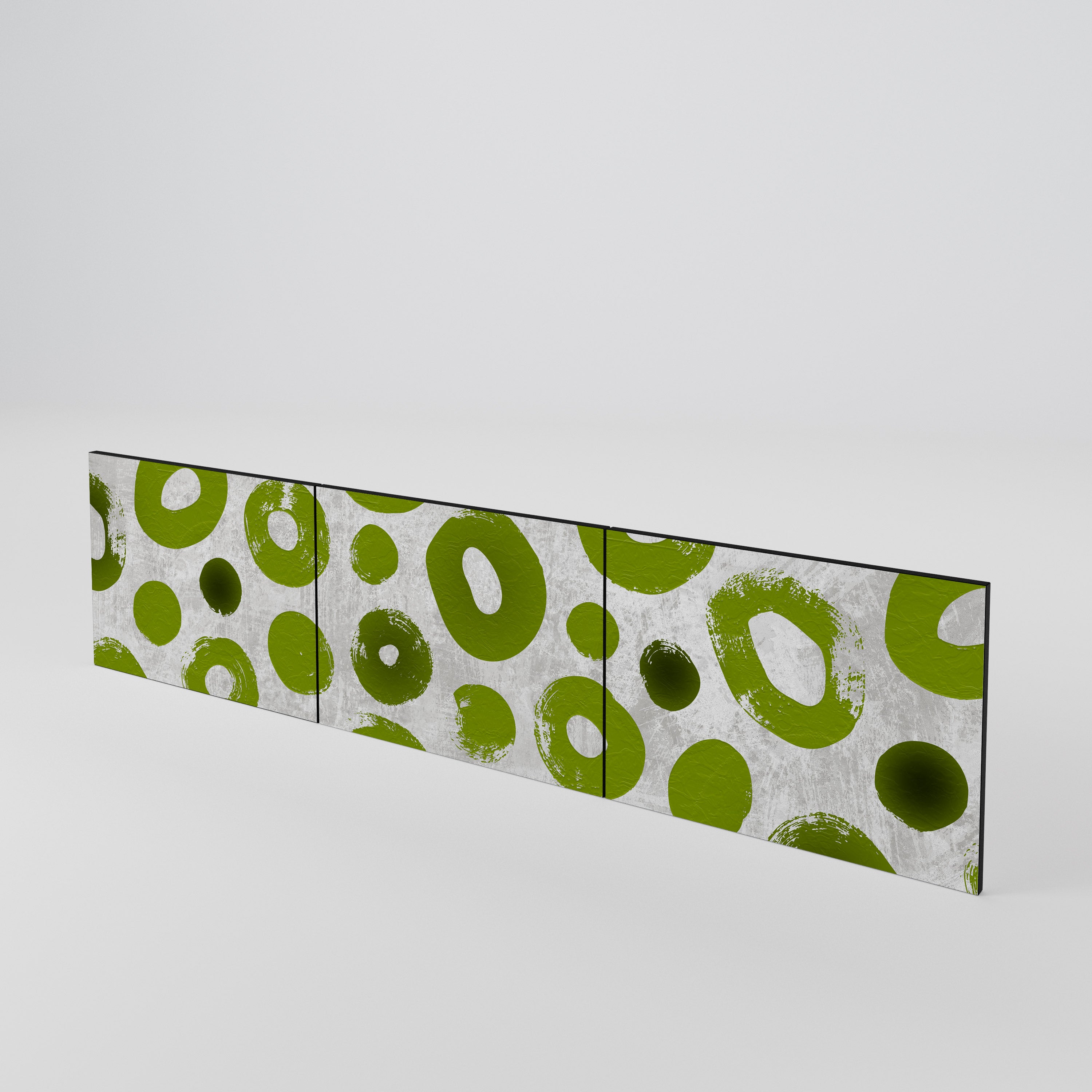 GREEN RHAPSODY 3-Piece TV Cabinet Door Set