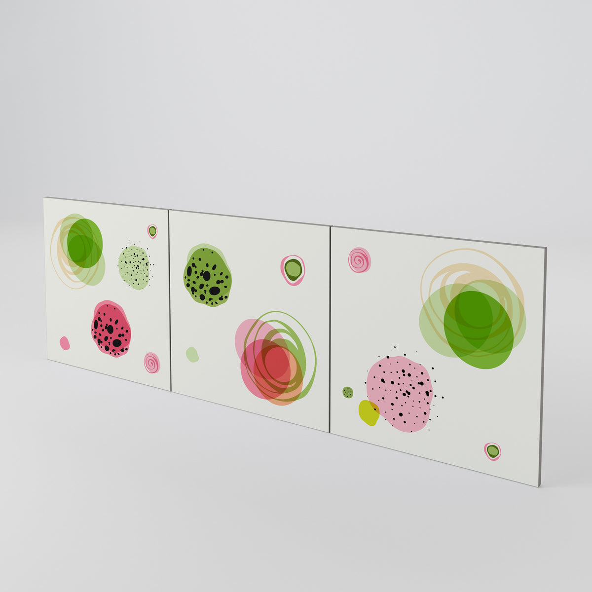 COLORFUL COSMOS Juego de 3 puertas para aparador