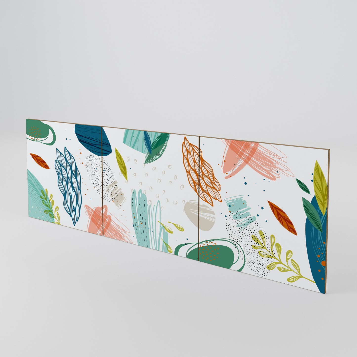 BOTANICAL HURRICANE Juego de 3 puertas para aparador