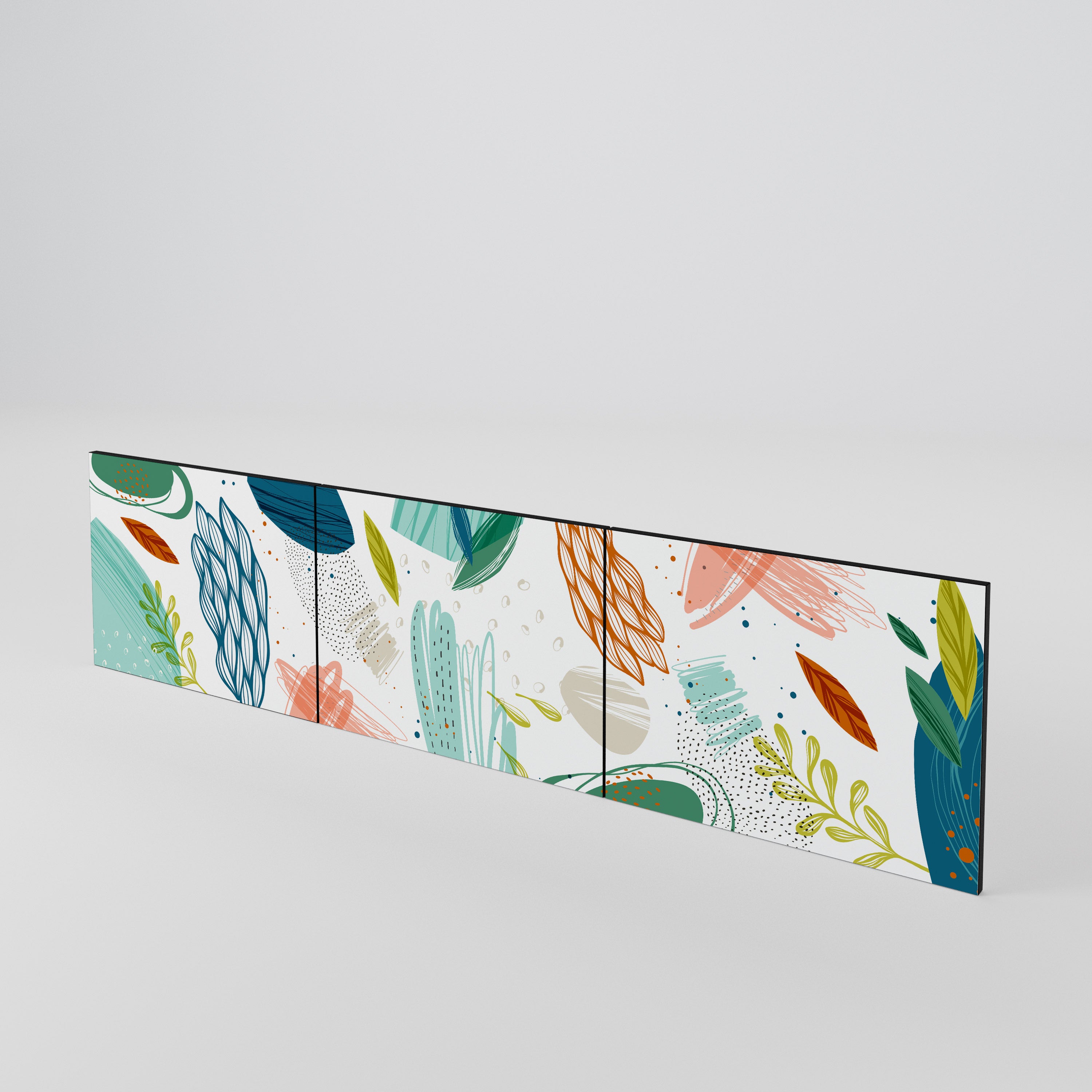 BOTANICAL HURRICANE 3-Piece TV Cabinet Door Set