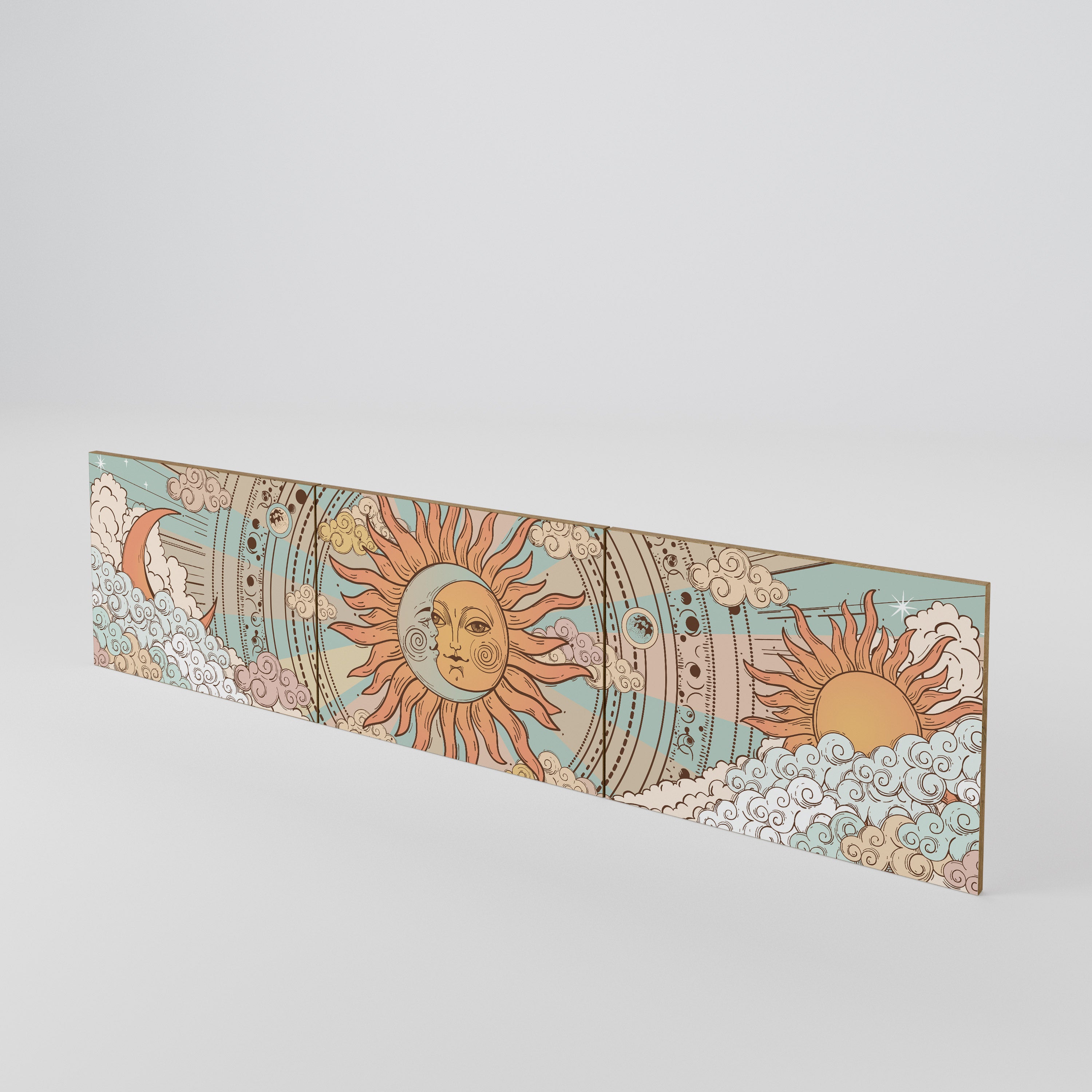 MYSTICAL STRUCTURE Juego de 3 puertas para mueble de TV