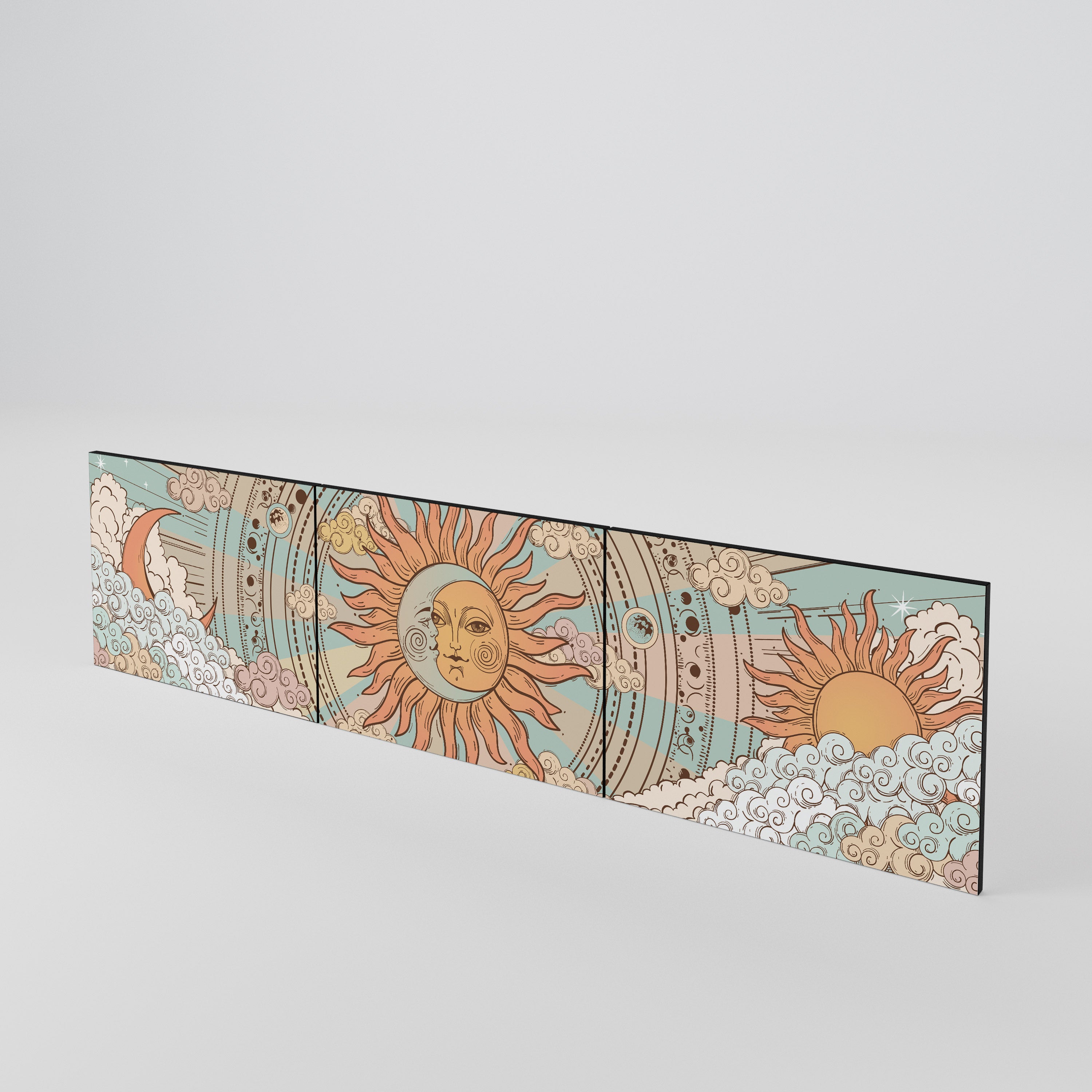 MYSTICAL STRUCTURE 3-Piece TV Cabinet Door Set