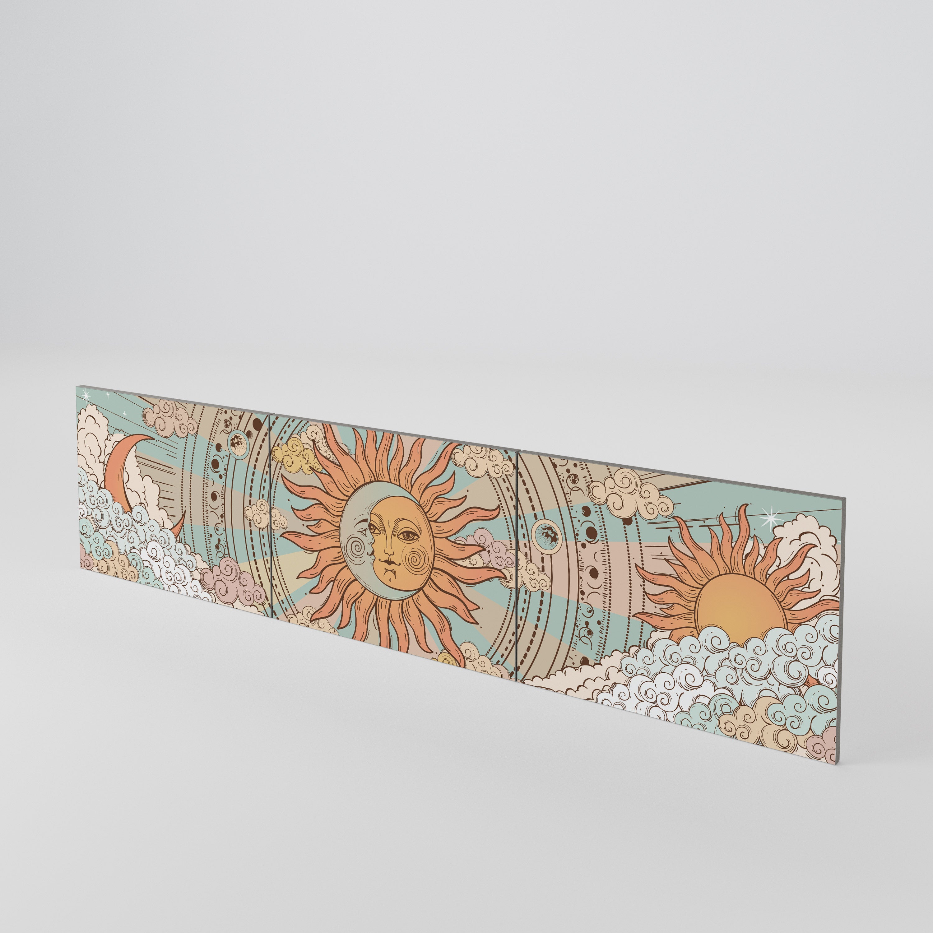 MYSTICAL STRUCTURE 3-Piece TV Cabinet Door Set