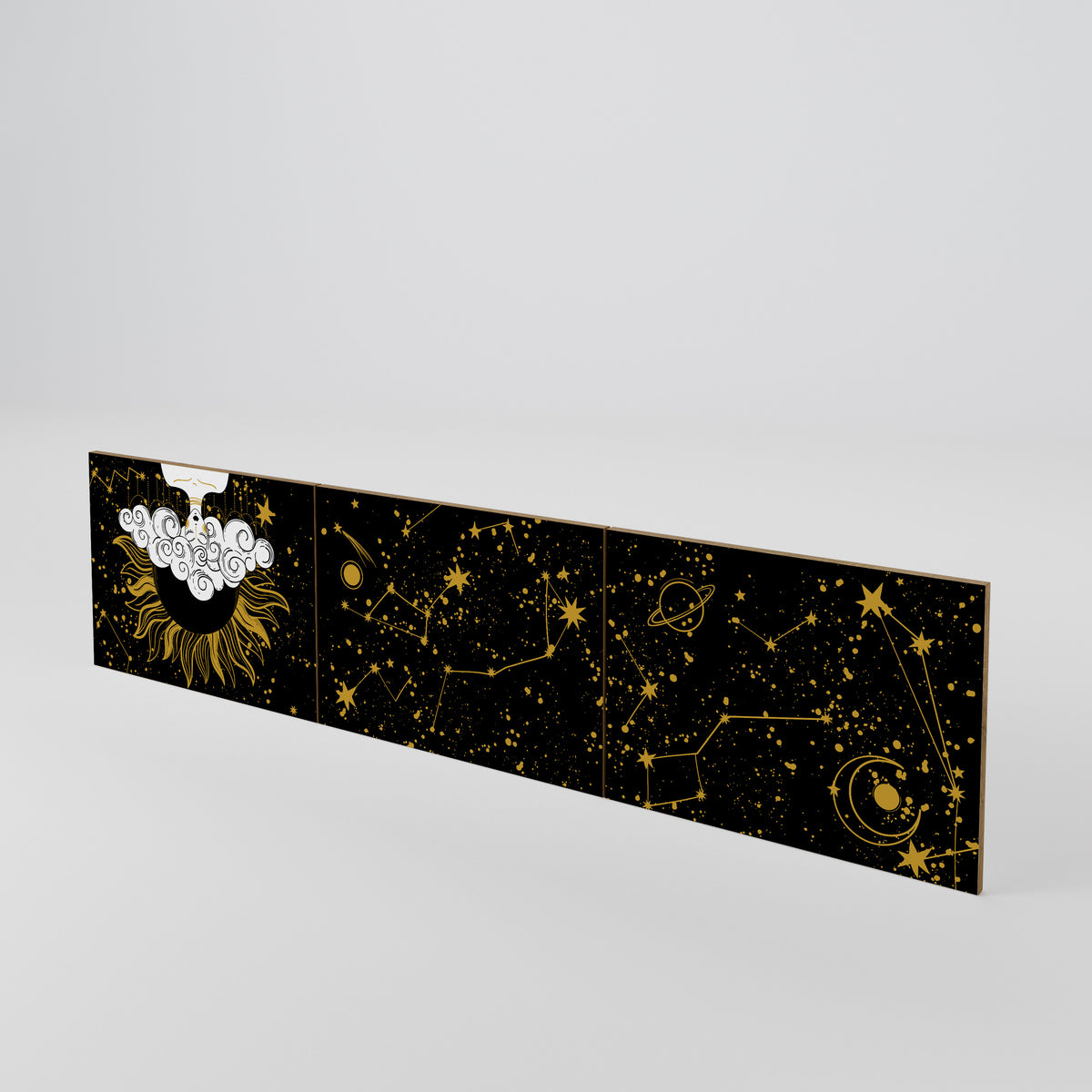STELLAR CONSTELLATIONS Juego de 3 puertas para mueble de TV