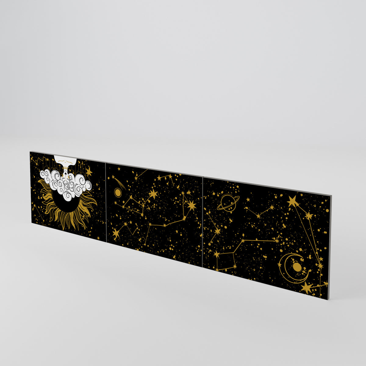 STELLAR CONSTELLATIONS Juego de 3 puertas para mueble de TV