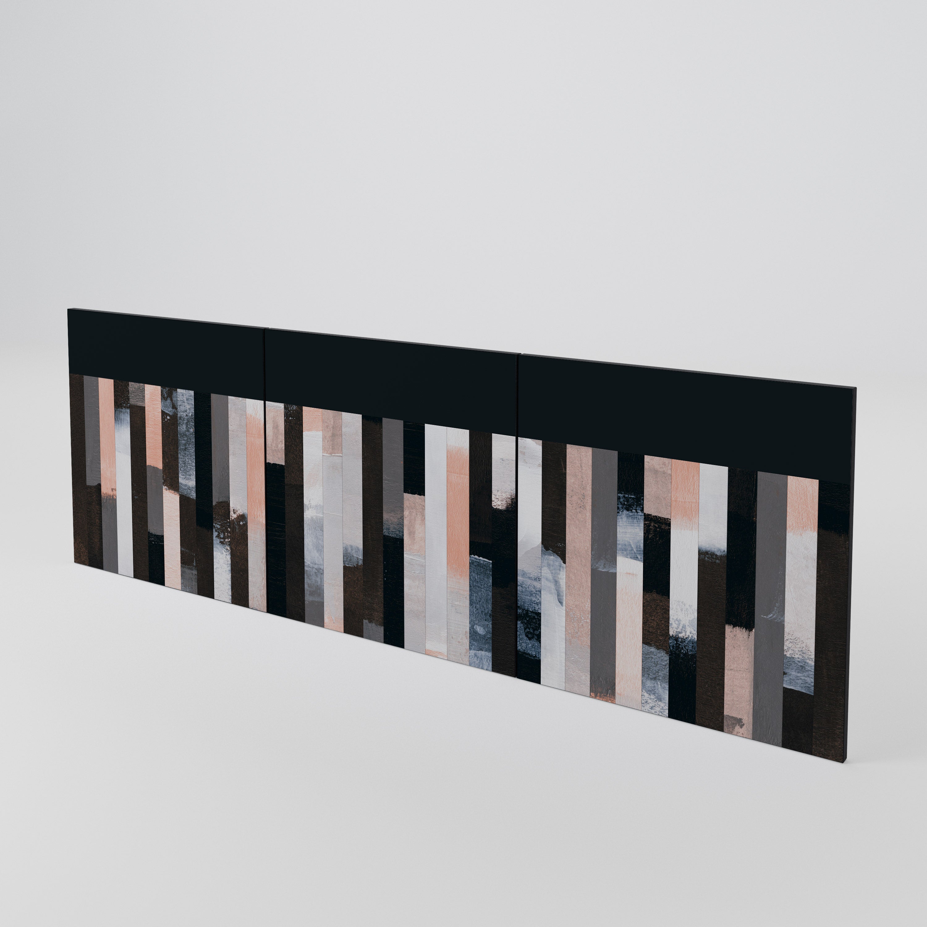 COLLAGE OF RECTANGLES Juego de 3 puertas para aparador