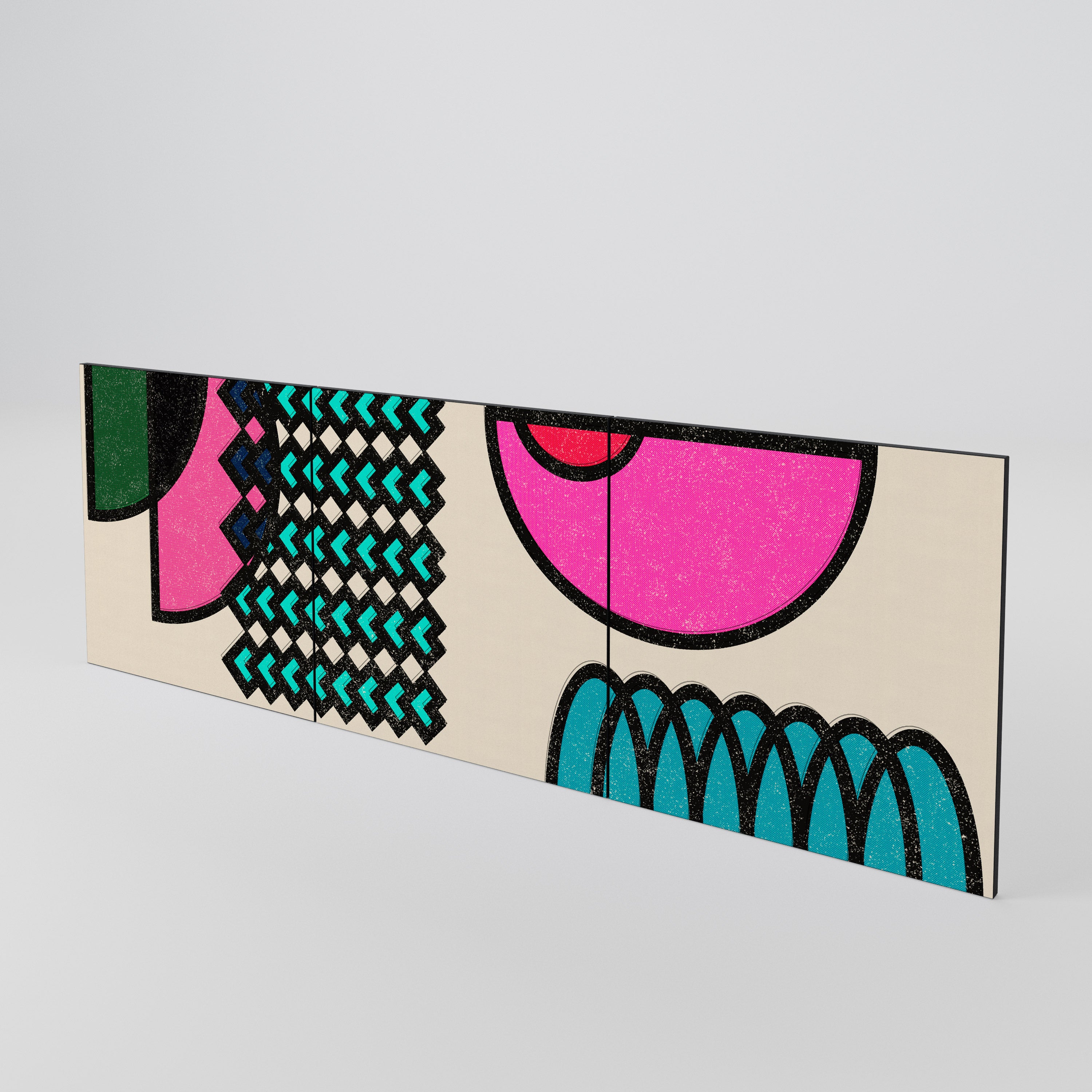 GEOMETRIC RHAPSODY Juego de 3 puertas para aparador