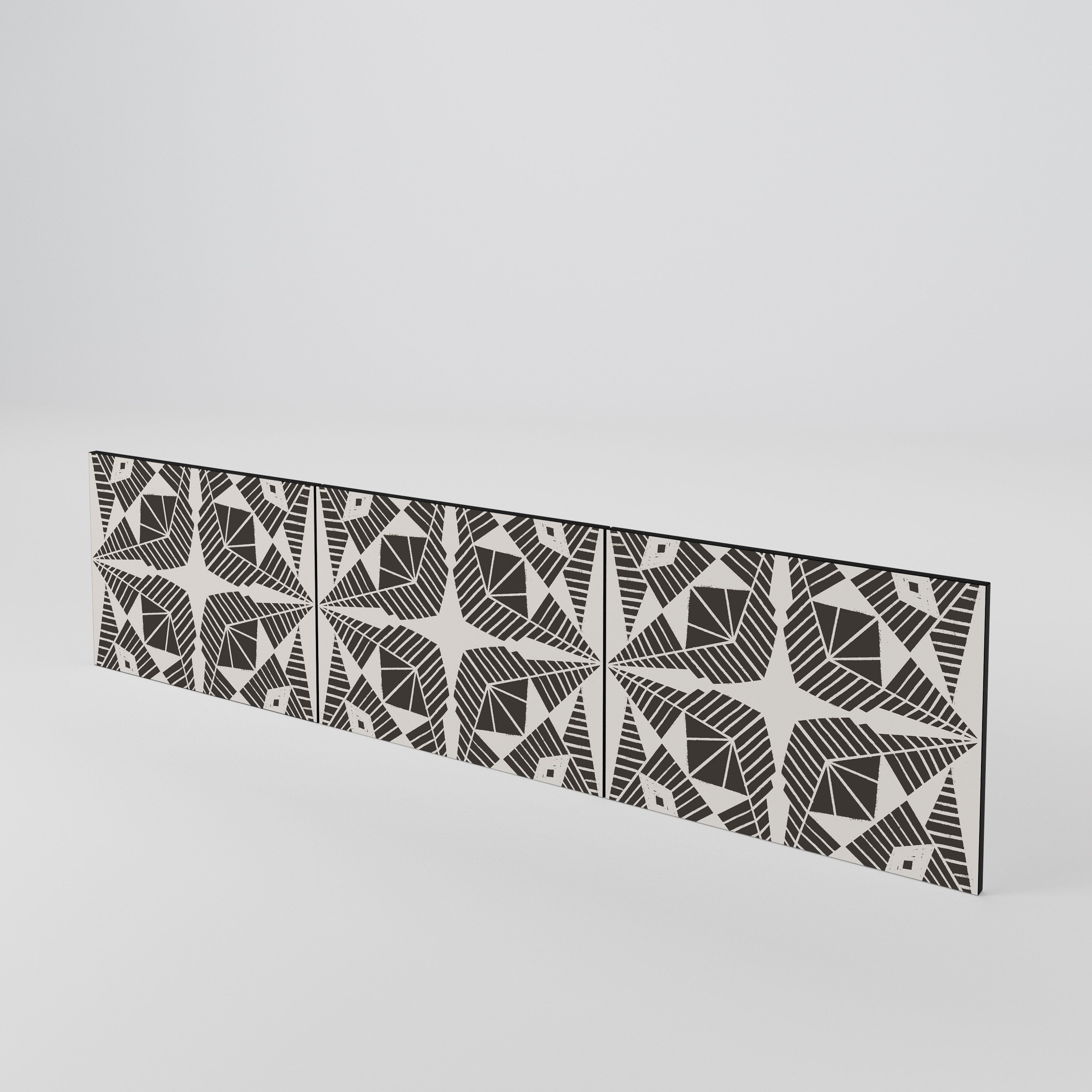 MONOCHROME NEXUS 3-Piece TV Cabinet Door Set