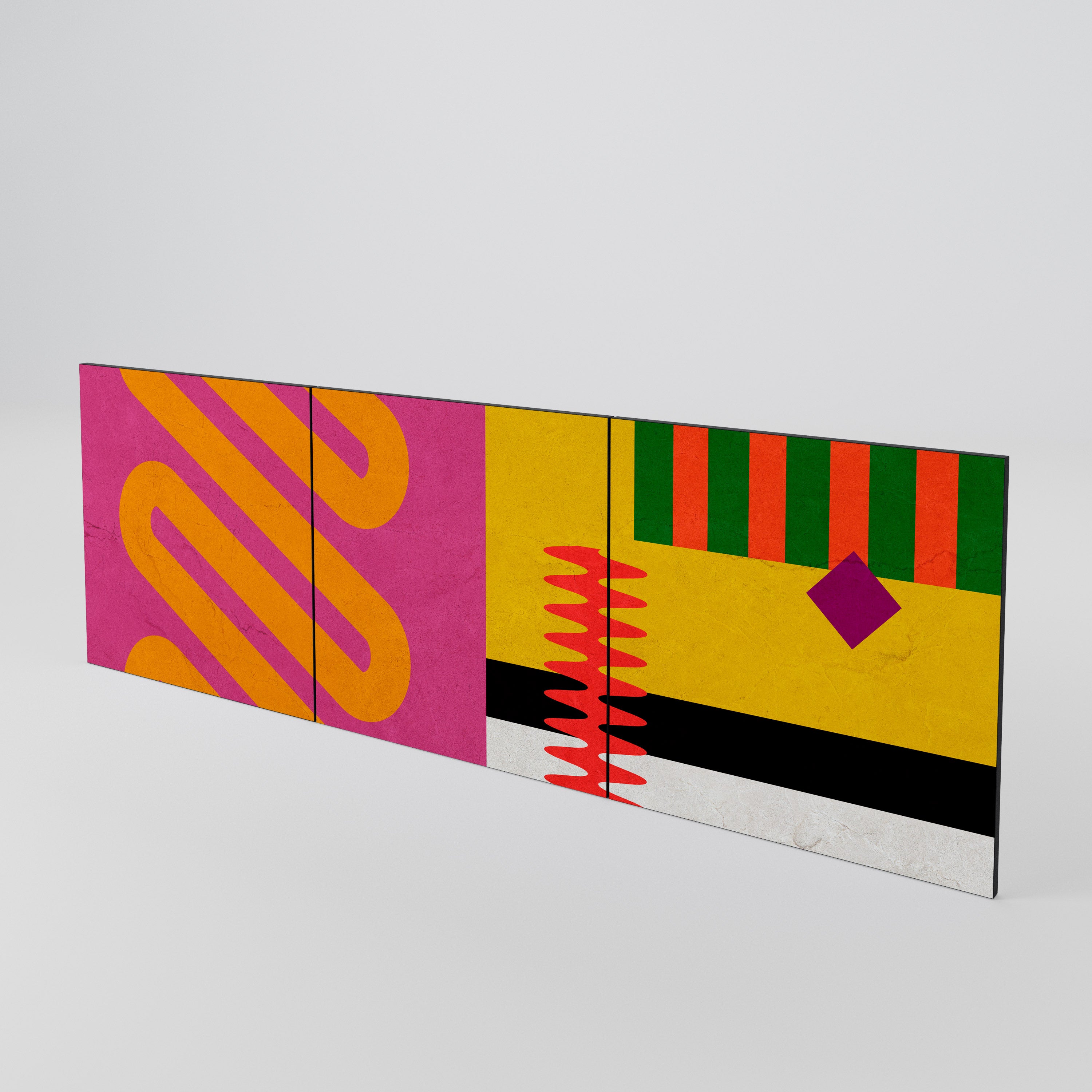 VIVID ART Juego de 3 puertas para aparador