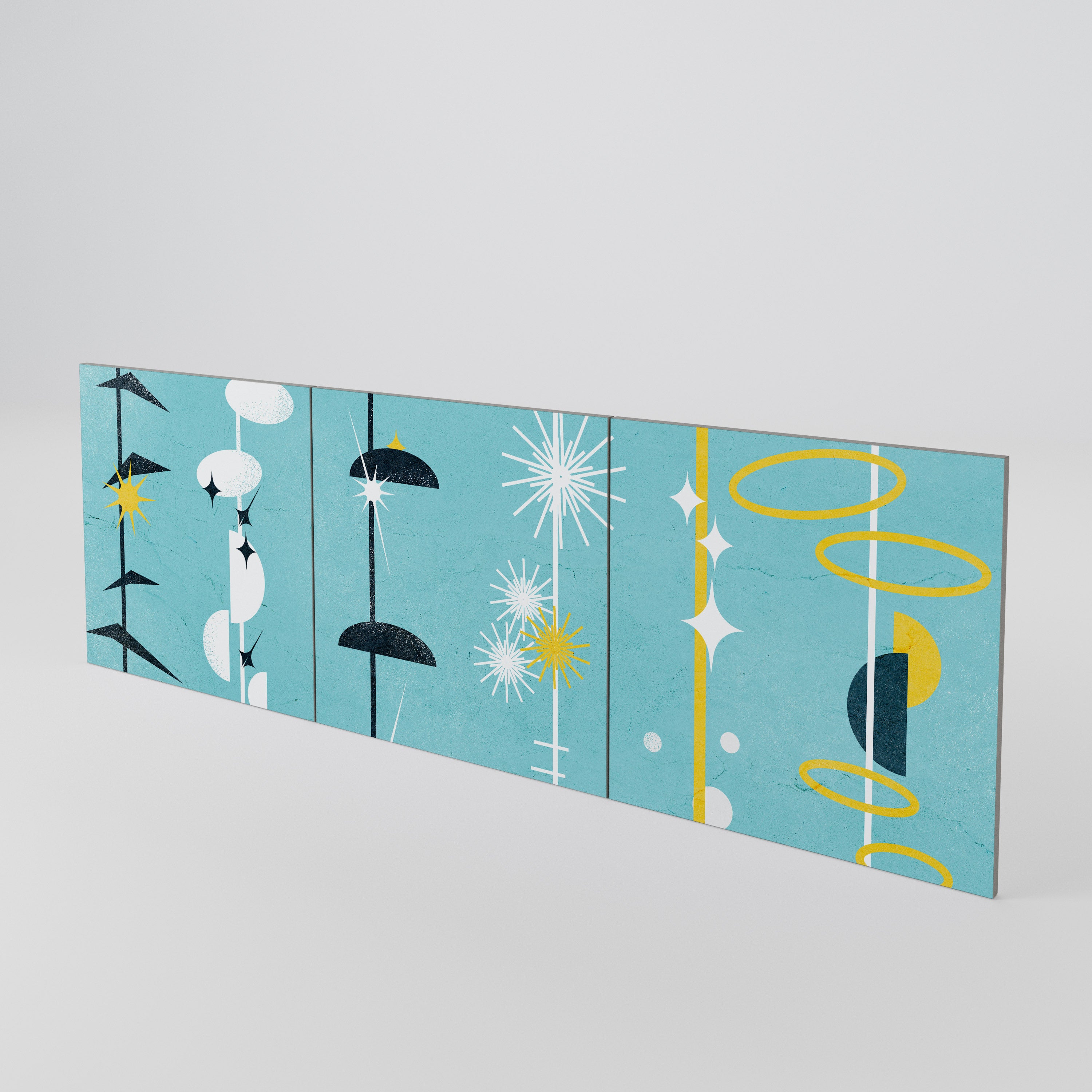 PATHS TO HAPPINESS Juego de 3 puertas para aparador