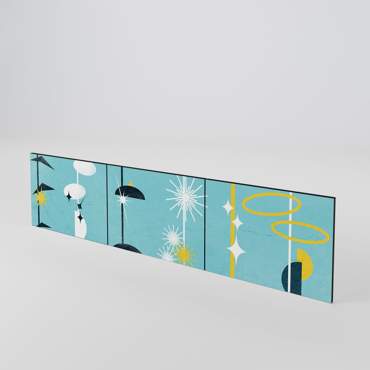 PATHS TO HAPPINESS Juego de 3 puertas para mueble de TV