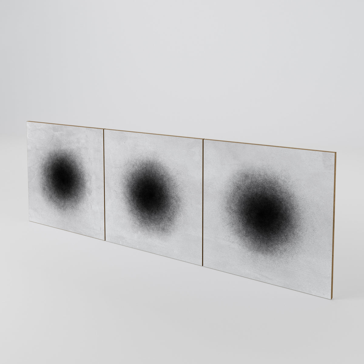 BLACK HOLE Juego de 3 puertas para aparador