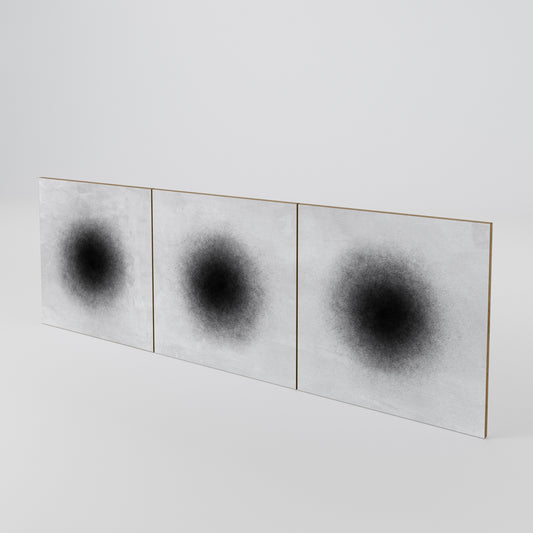 BLACK HOLE Juego de 3 puertas para aparador