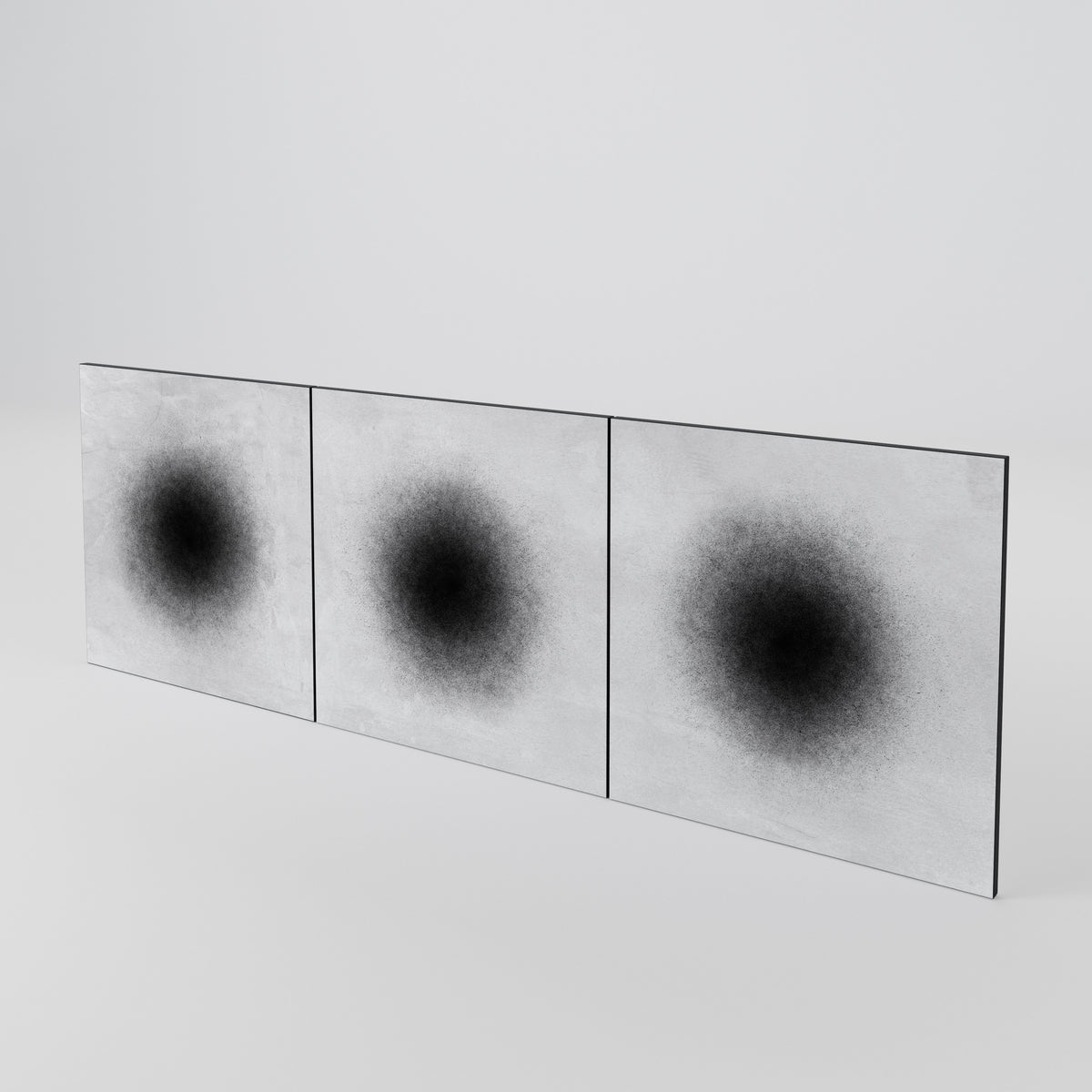 BLACK HOLE Juego de 3 puertas para aparador