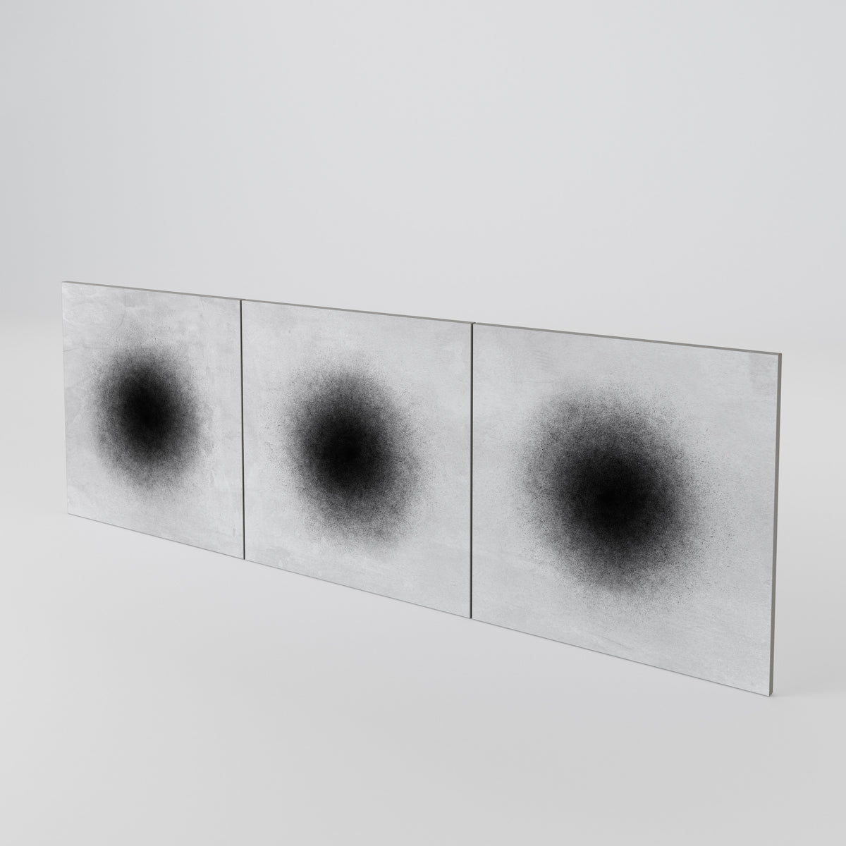 BLACK HOLE Juego de 3 puertas para aparador