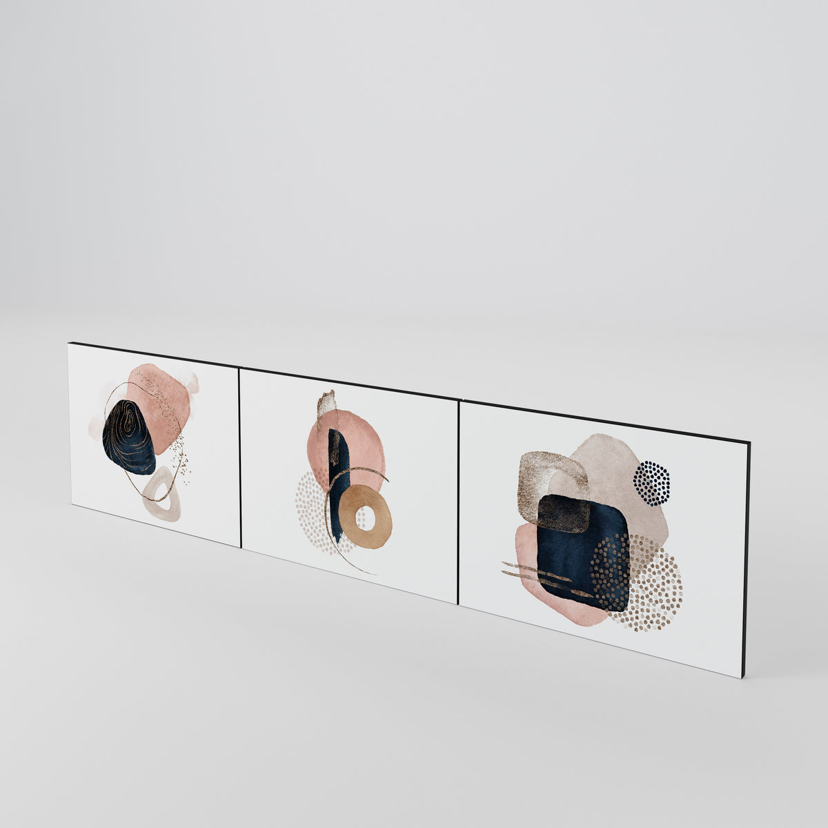 COLORFUL SHAPES Juego de 3 puertas para mueble de TV