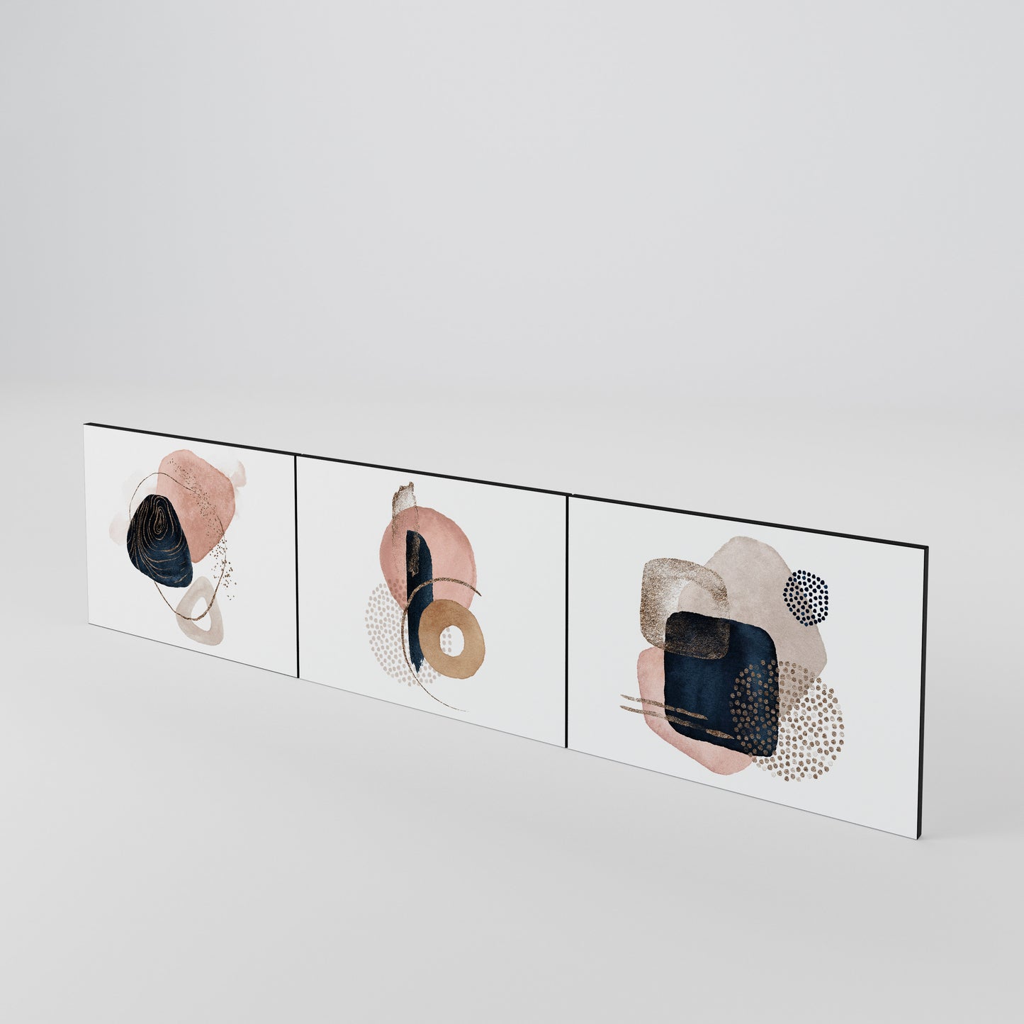 COLORFUL SHAPES Juego de 3 puertas para mueble de TV