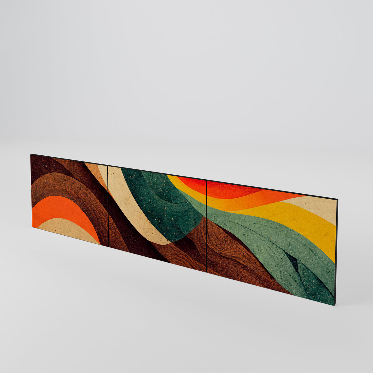 COLORFUL STRANDS Juego de 3 puertas para mueble de TV