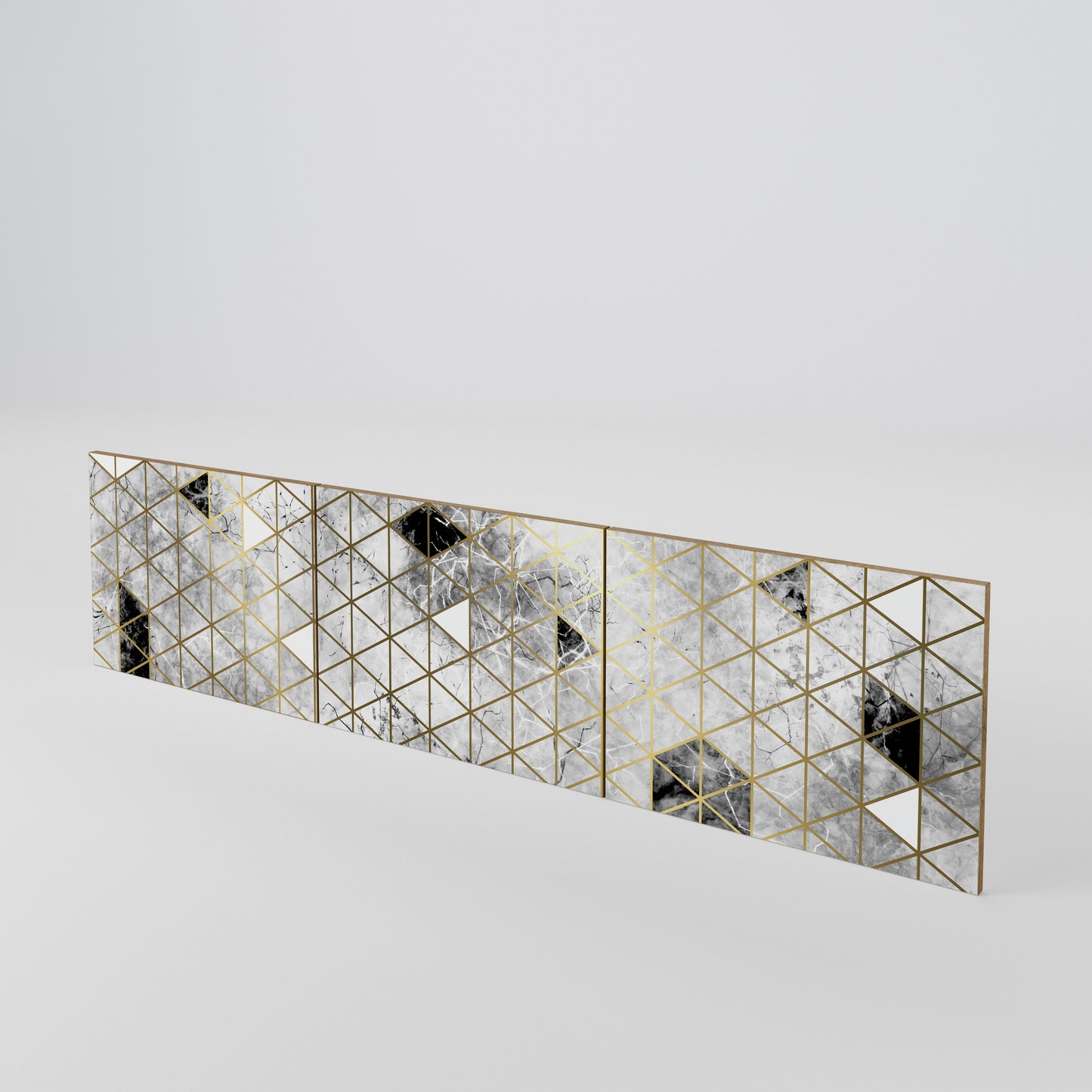 ASHEN ARIA Juego de 3 puertas para mueble de TV